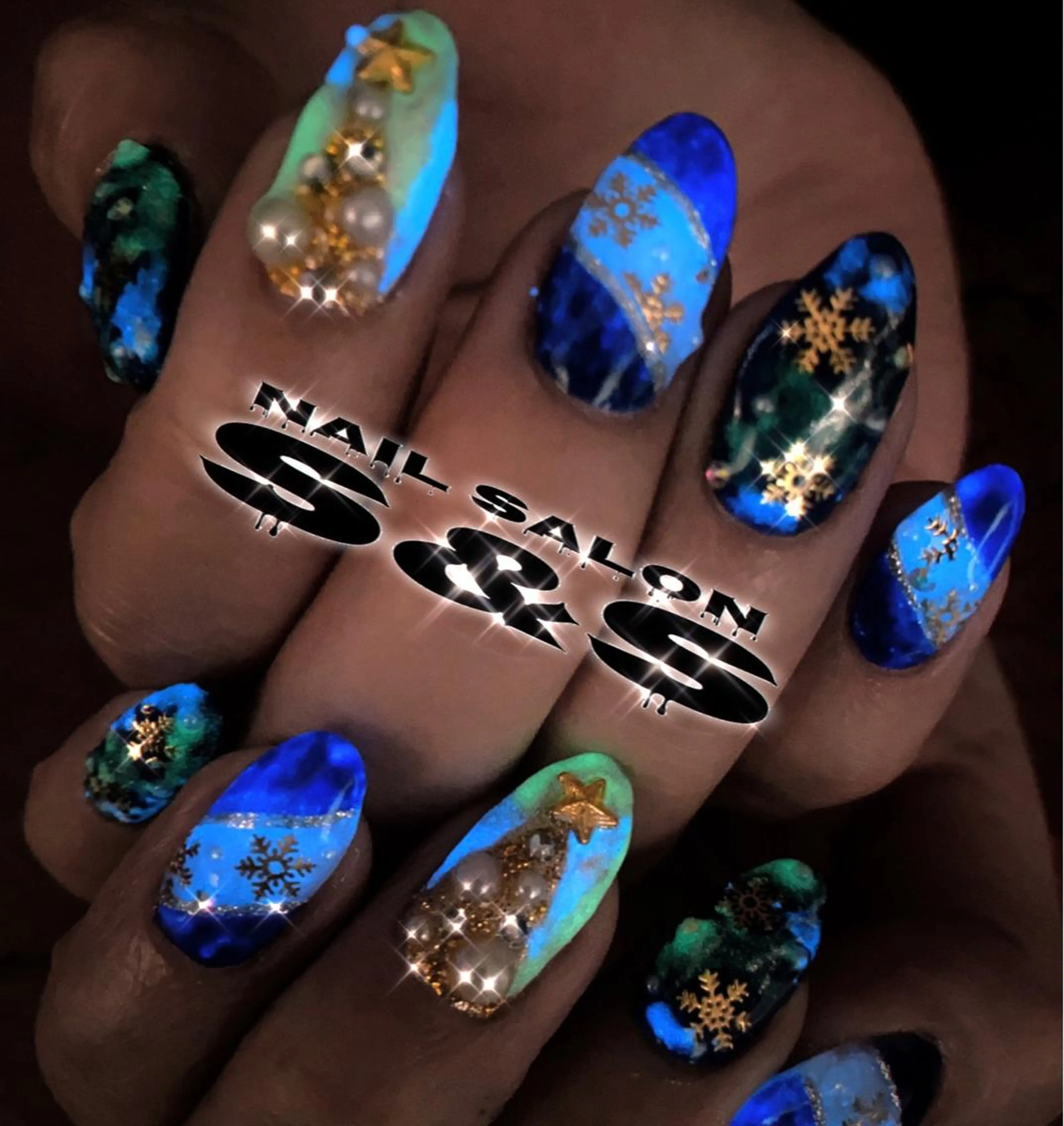 ネイル 長さ出し メンズネイル 持ち込み スカルプネイル S&S 村田小百合のネイルデザイン