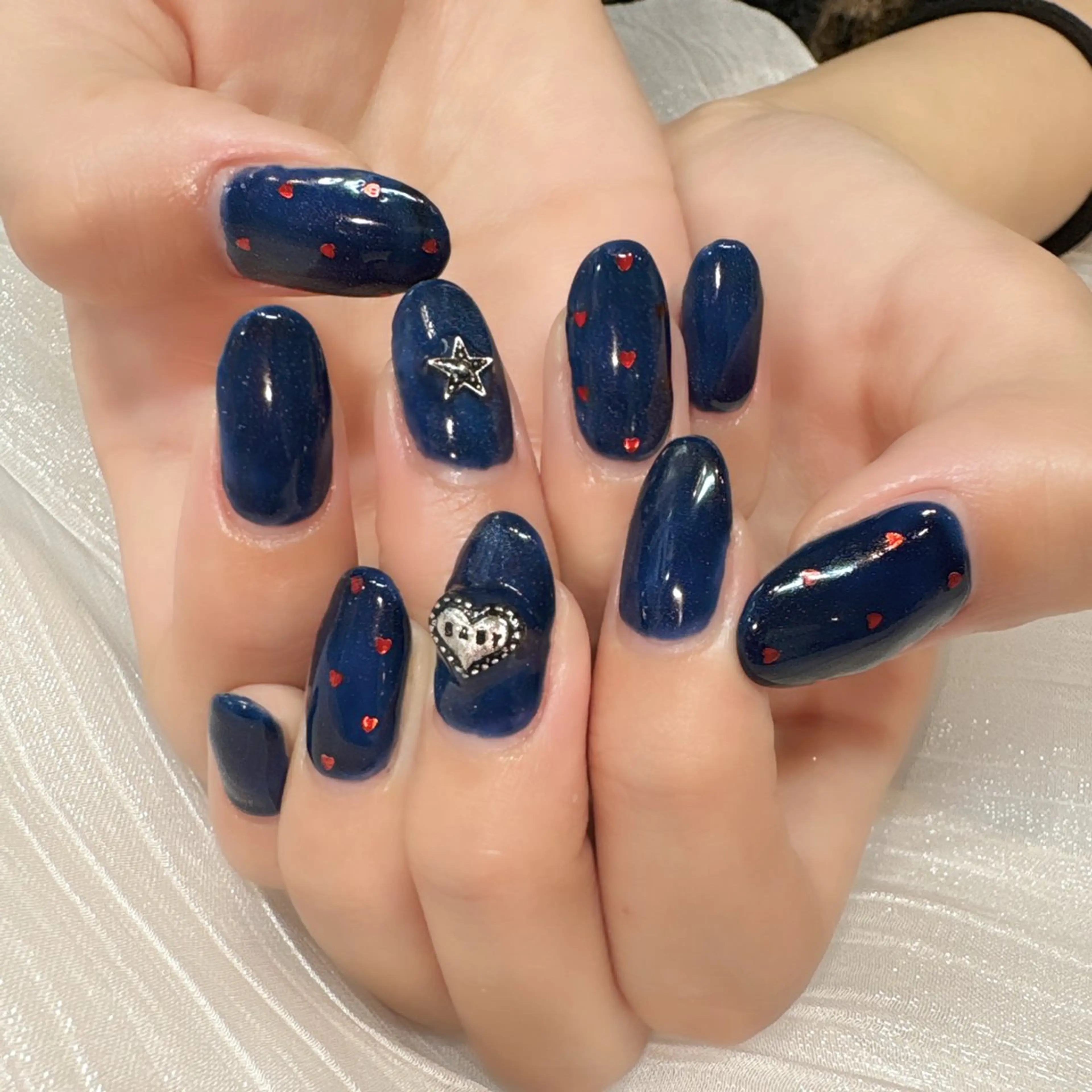 ネイル ハンドネイル ネイル/耳つぼ 🖤RIKOのネイルデザイン