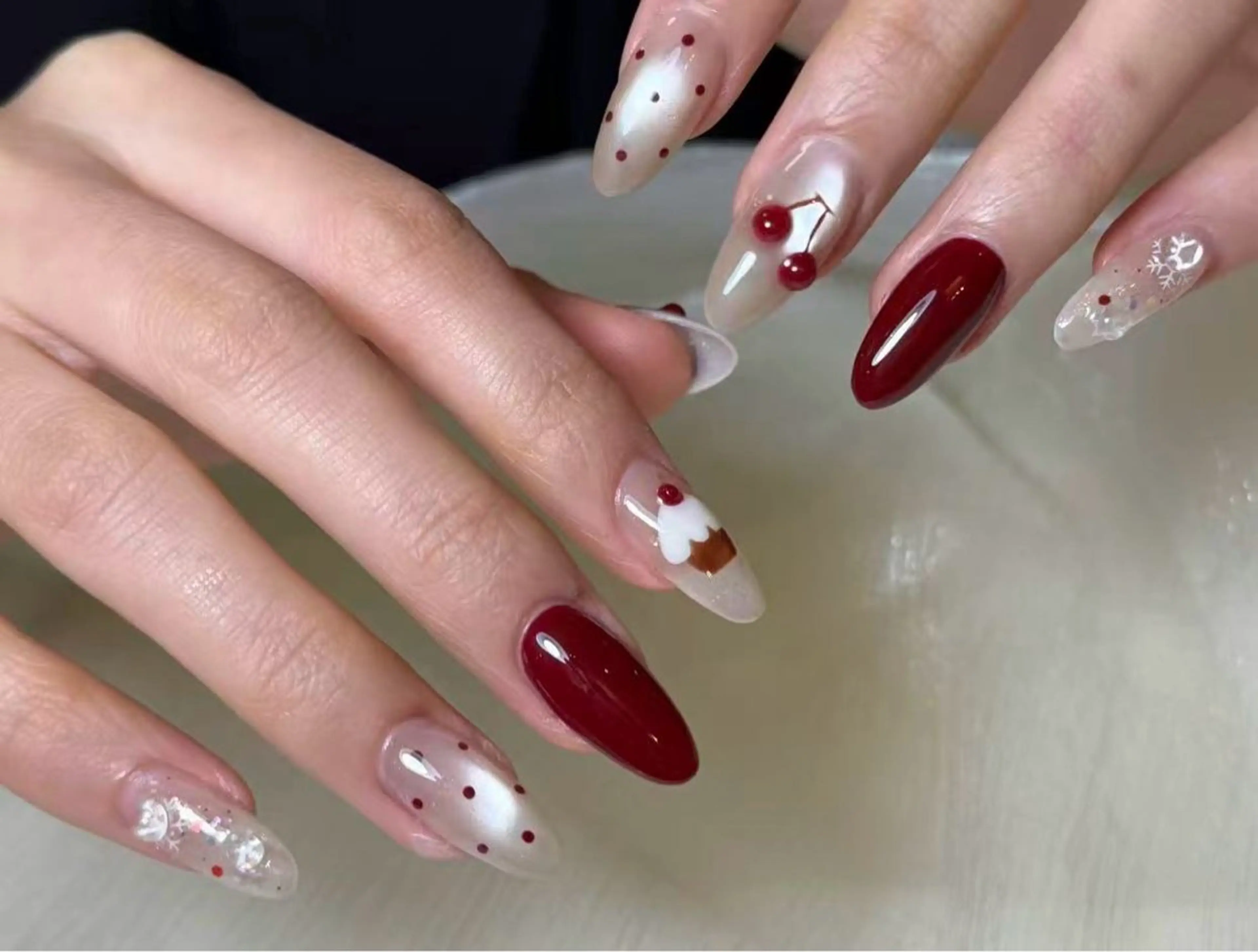 ネイル ハンドネイル Ui_Amor (パラジェル)のネイルデザイン