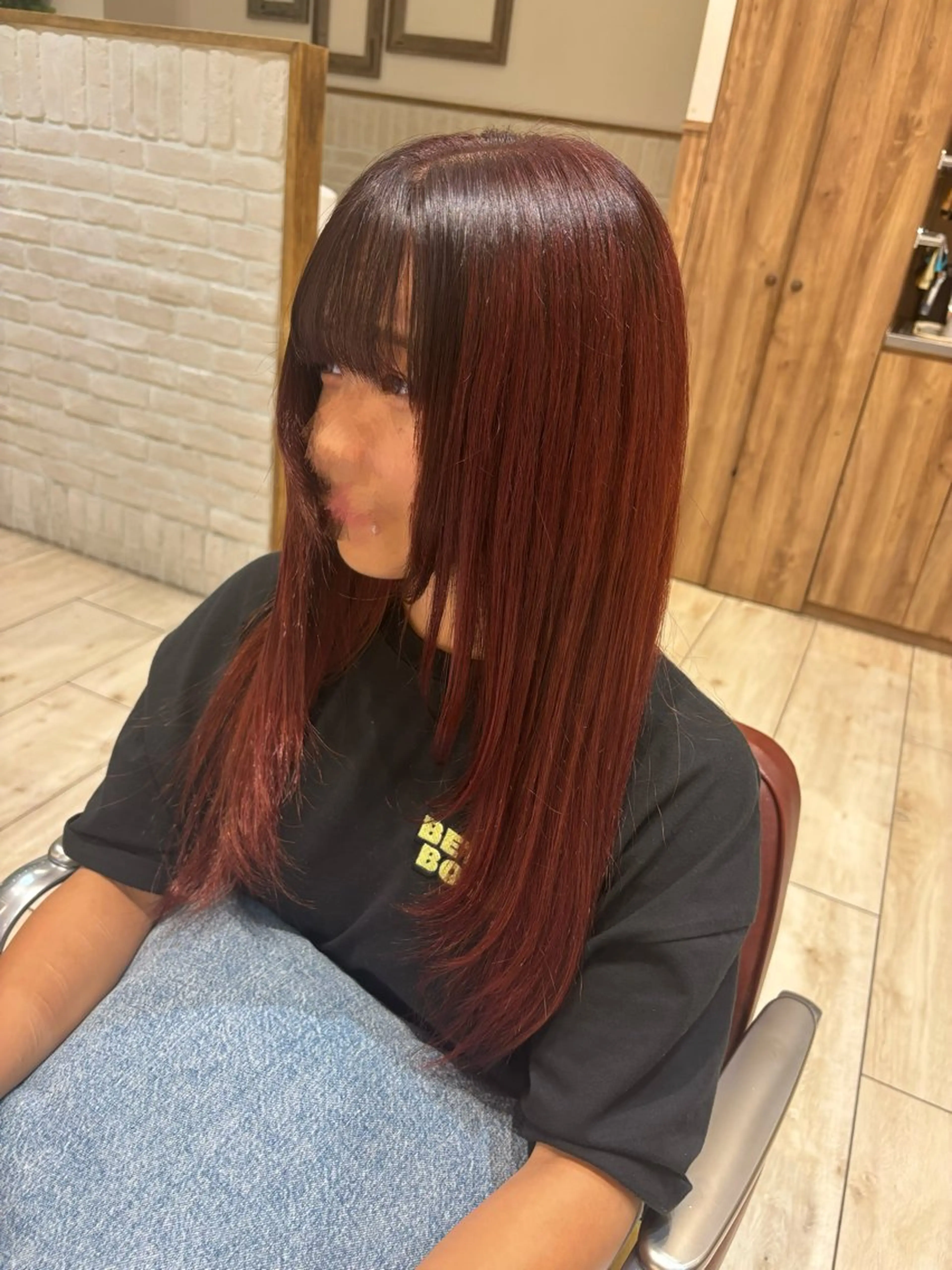 ロング カラー 横浜パーマアレンジ 🌼スズキ　リョウカのヘアスタイル