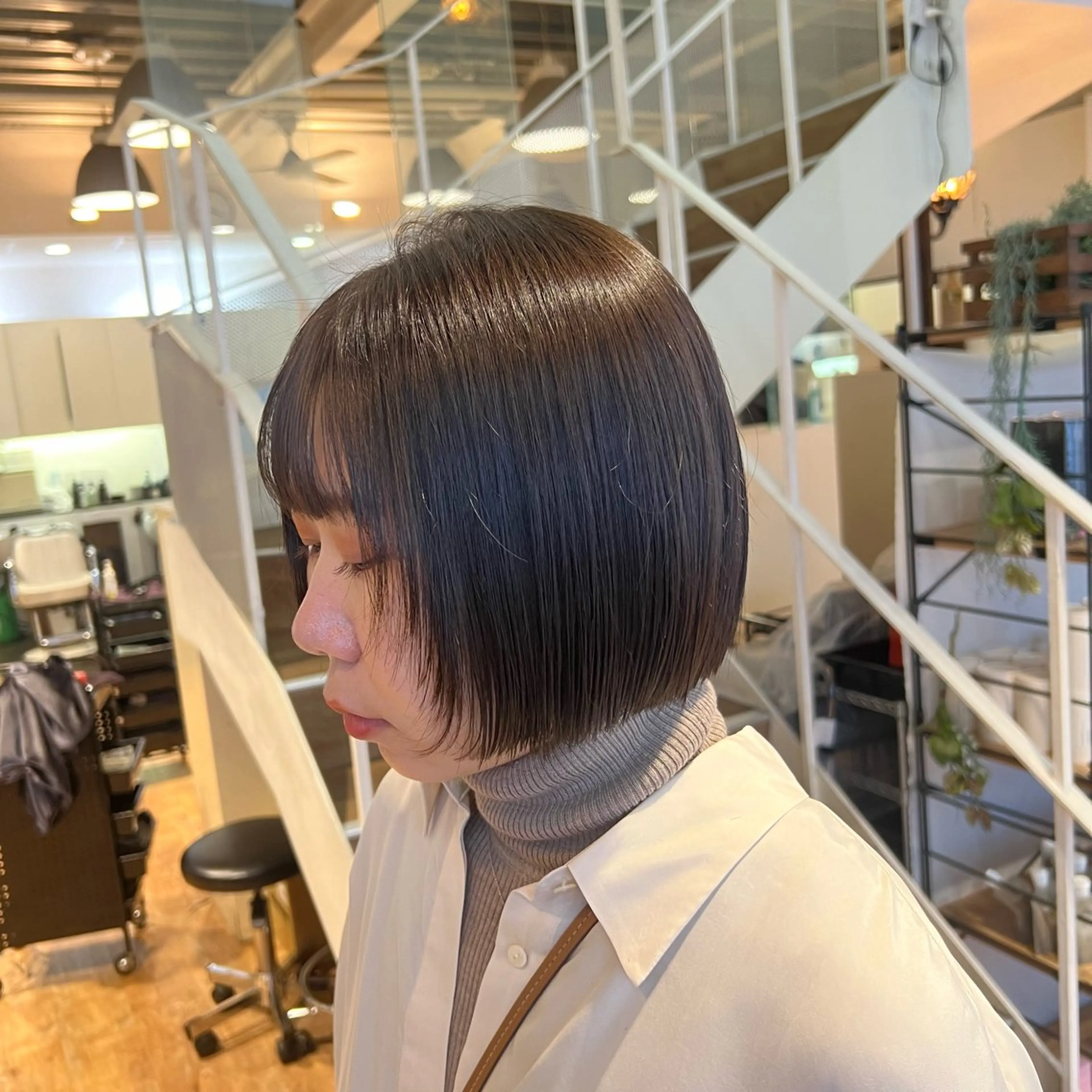 ショート 顔周りカット レイヤーカット カット ヘアカラー トリートメント インナーカラー♡ Nanakoのヘアスタイル