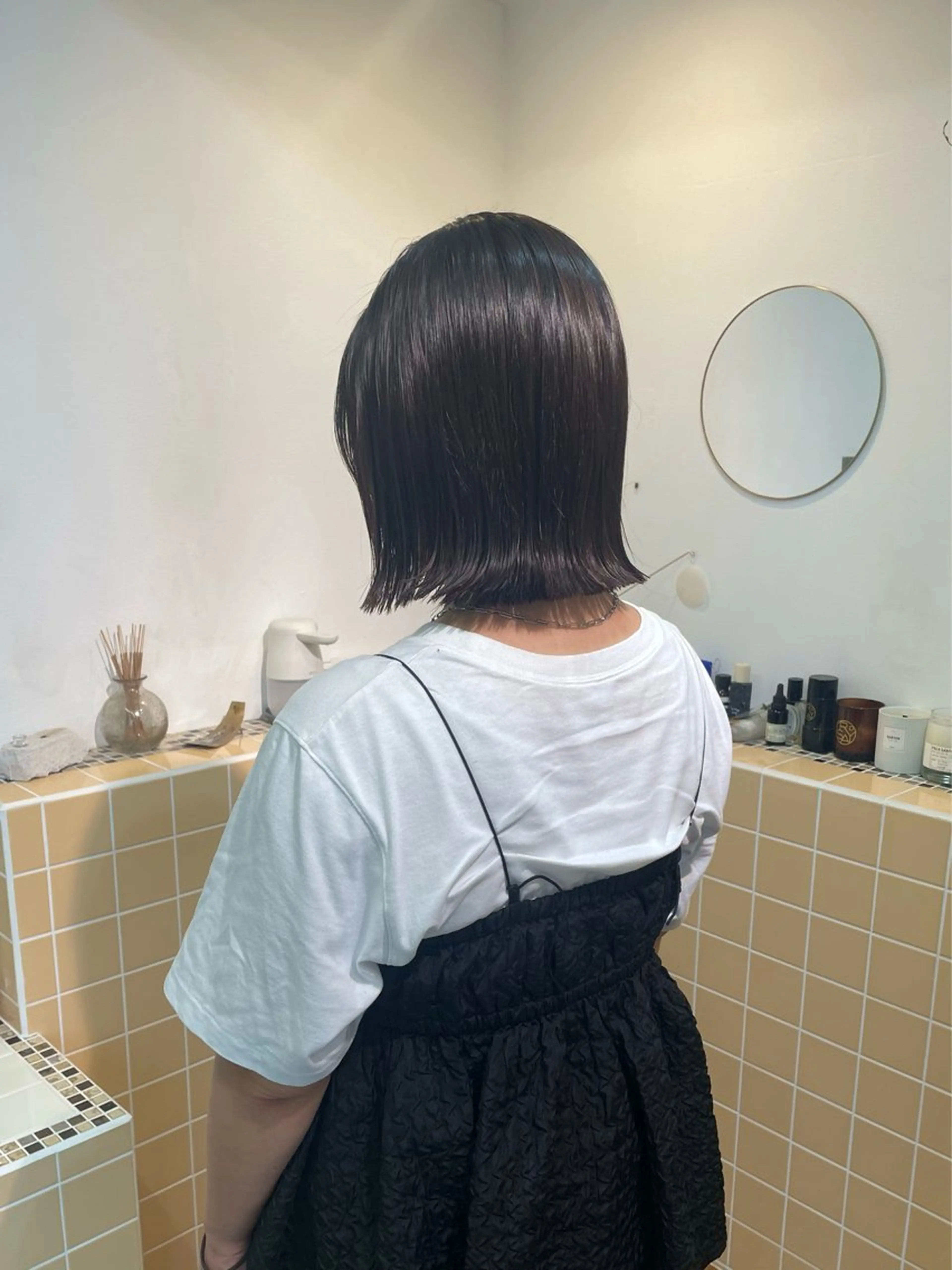 ショート パーマ 縮毛矯正 カット 縮毛矯正 Seeknext // Rukaのヘアスタイル