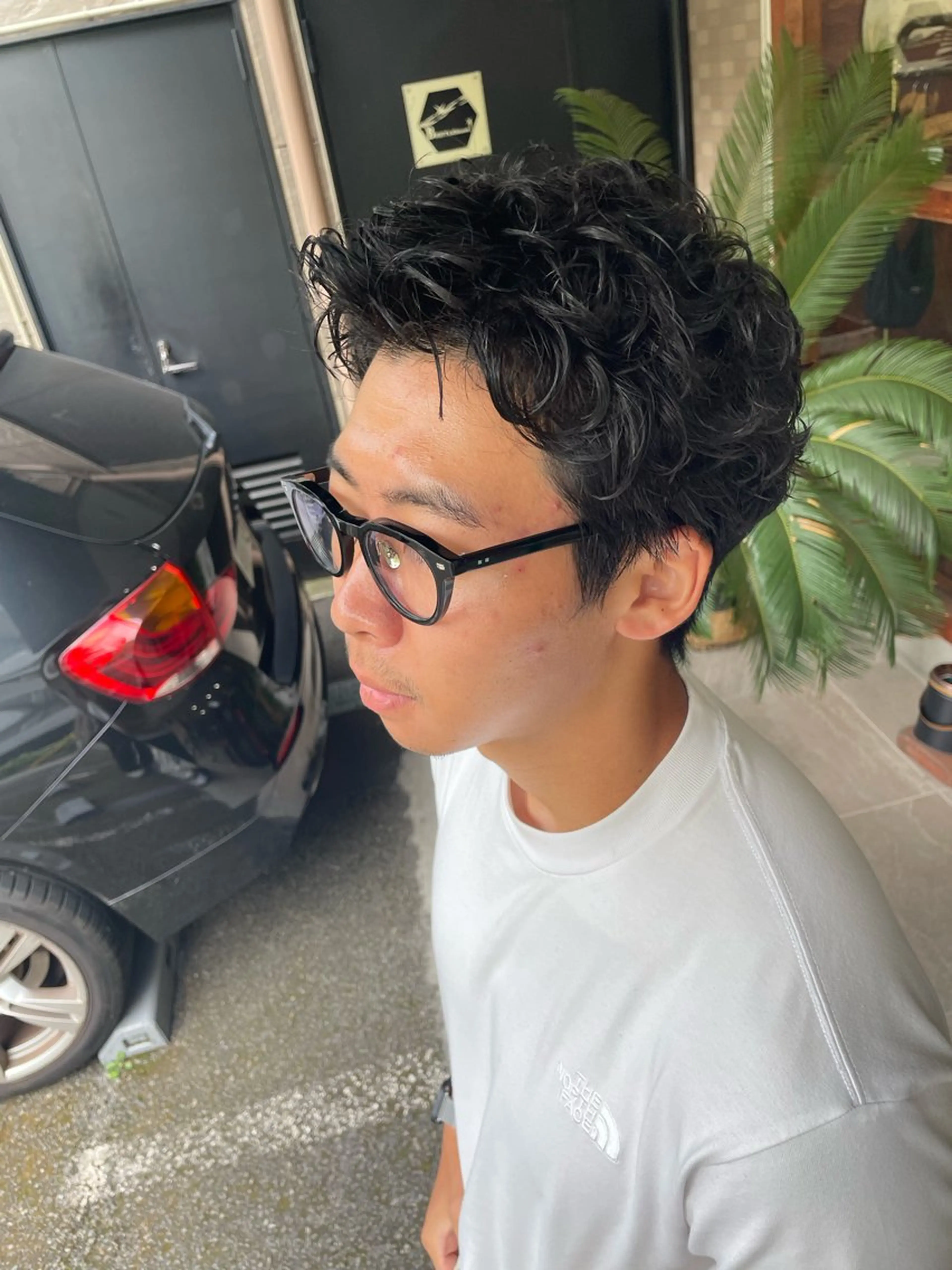 ショート メンズ メンズパーマ カット 森田 雅治のヘアスタイル