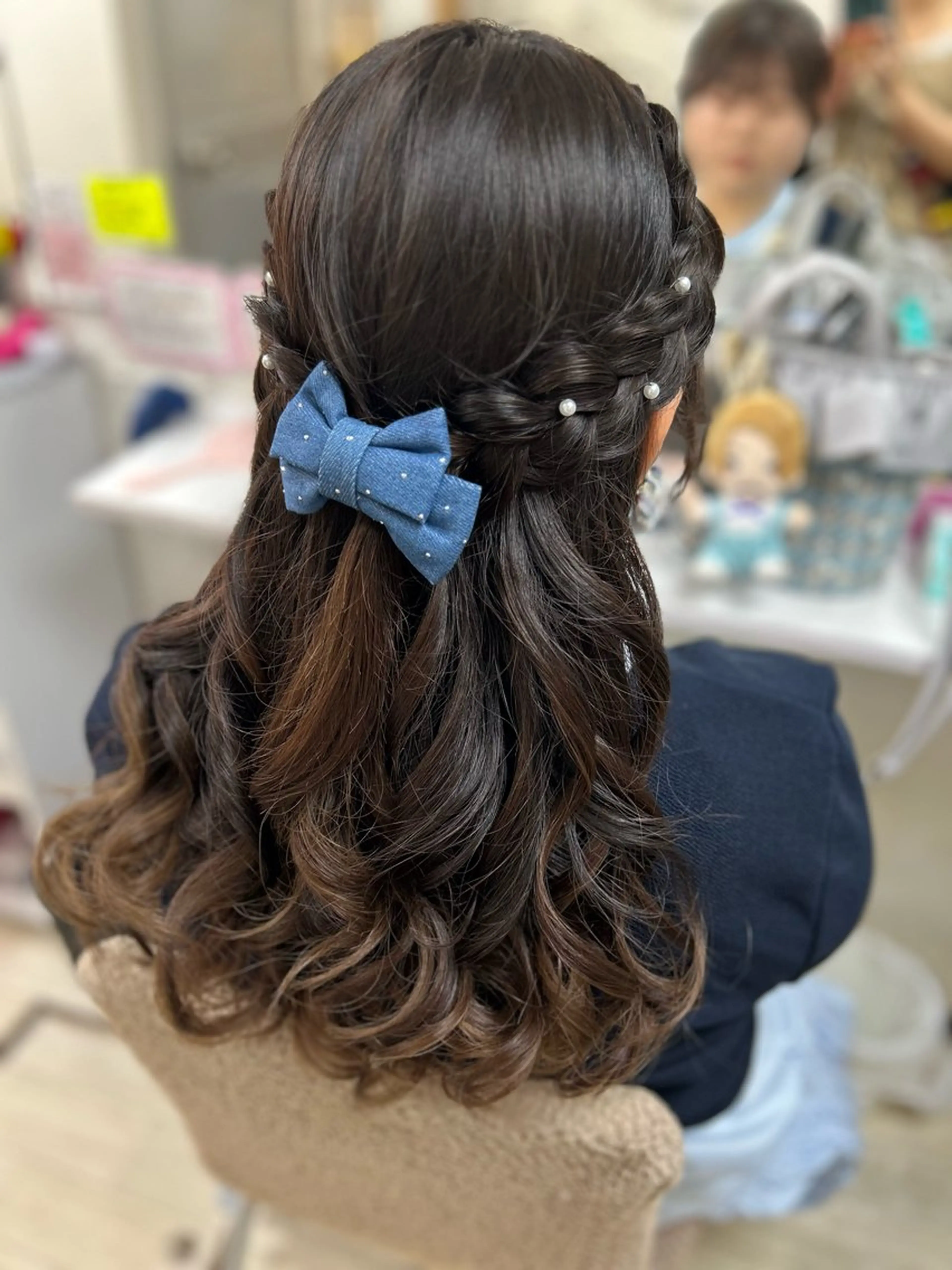 ロング へアセット レインボーのヘアスタイル