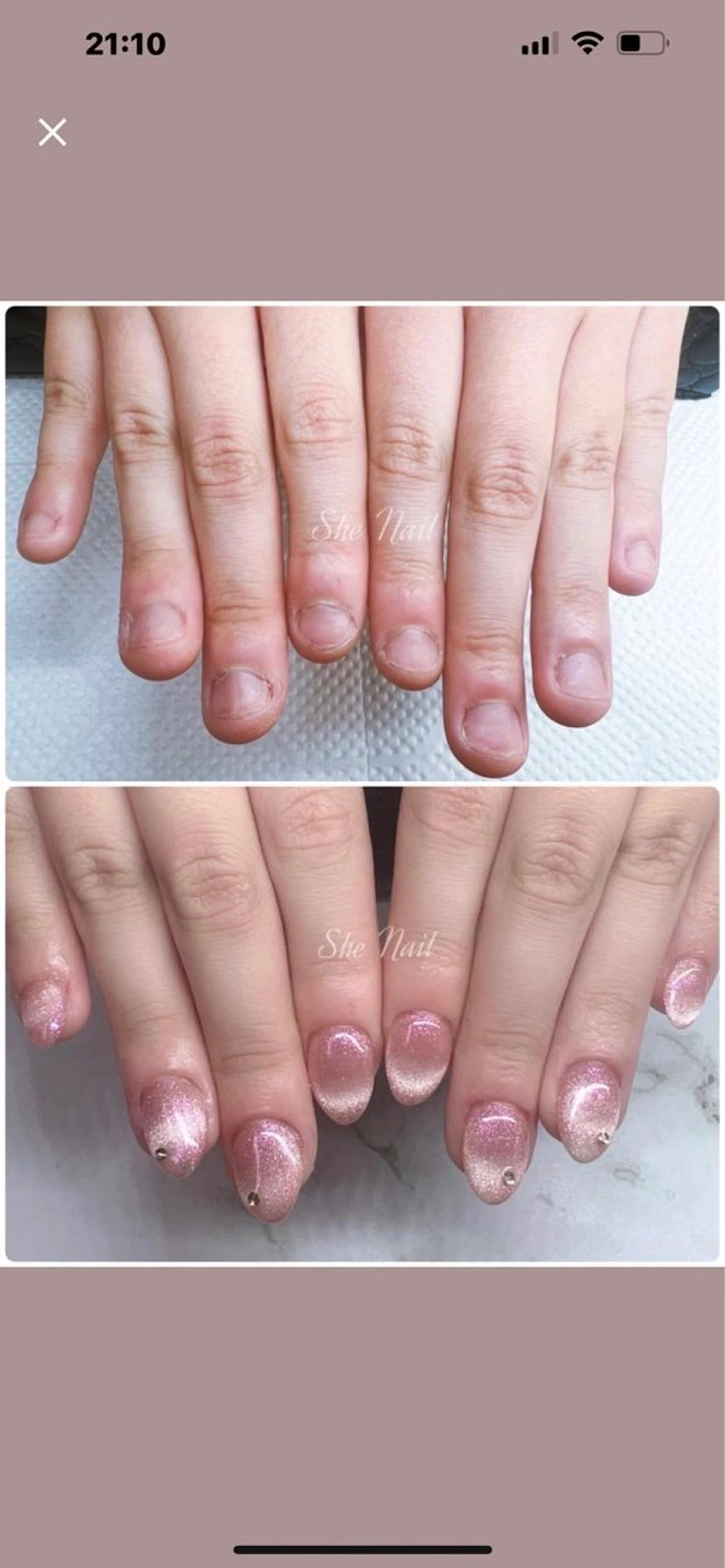ネイル 長さ出し ネイルチップ She_nail所属・ELSA_ Bellaのネイルデザイン