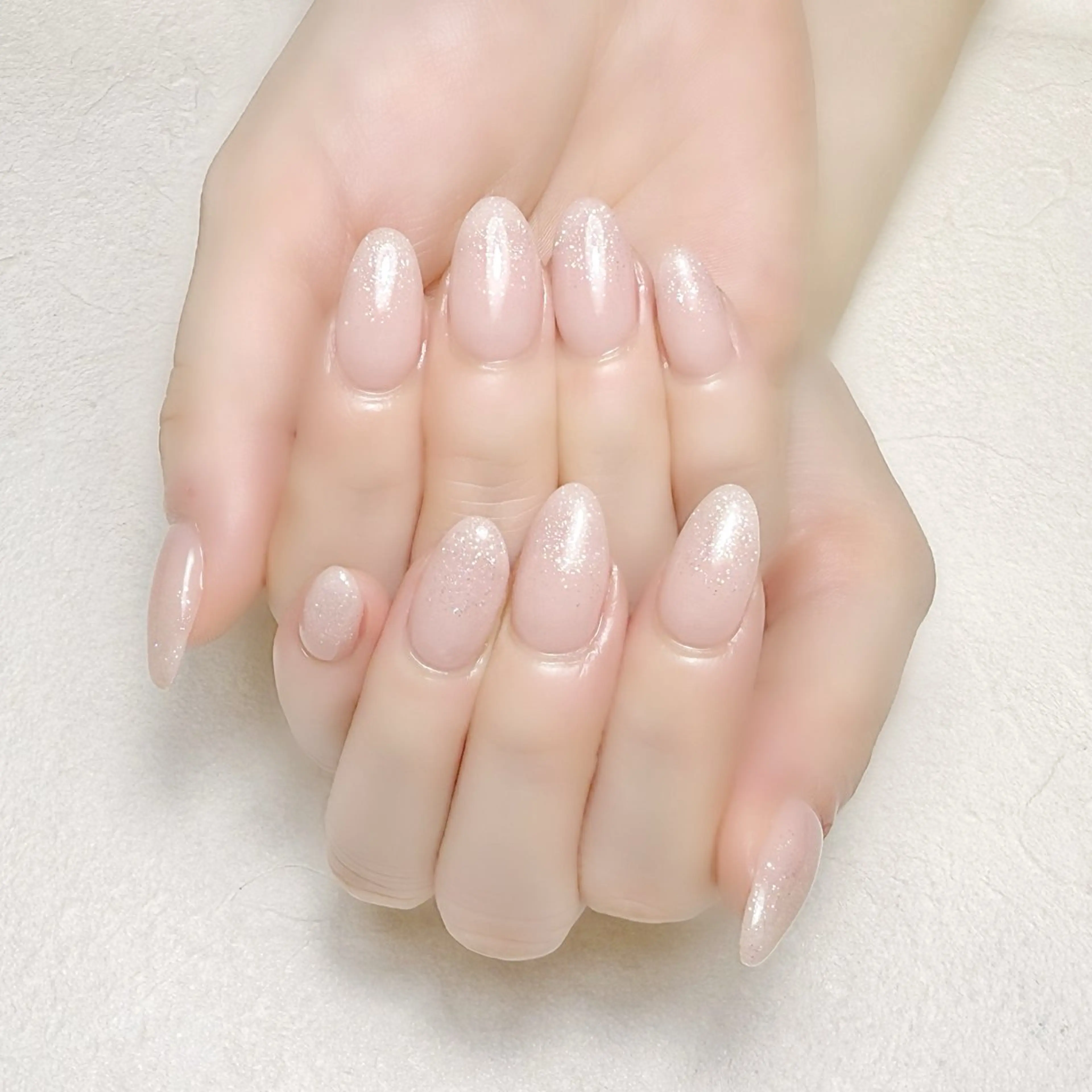ネイル グラデーション ラメ(グリッター) ピンク 春ネイル rouse nail RISATOのネイルデザイン