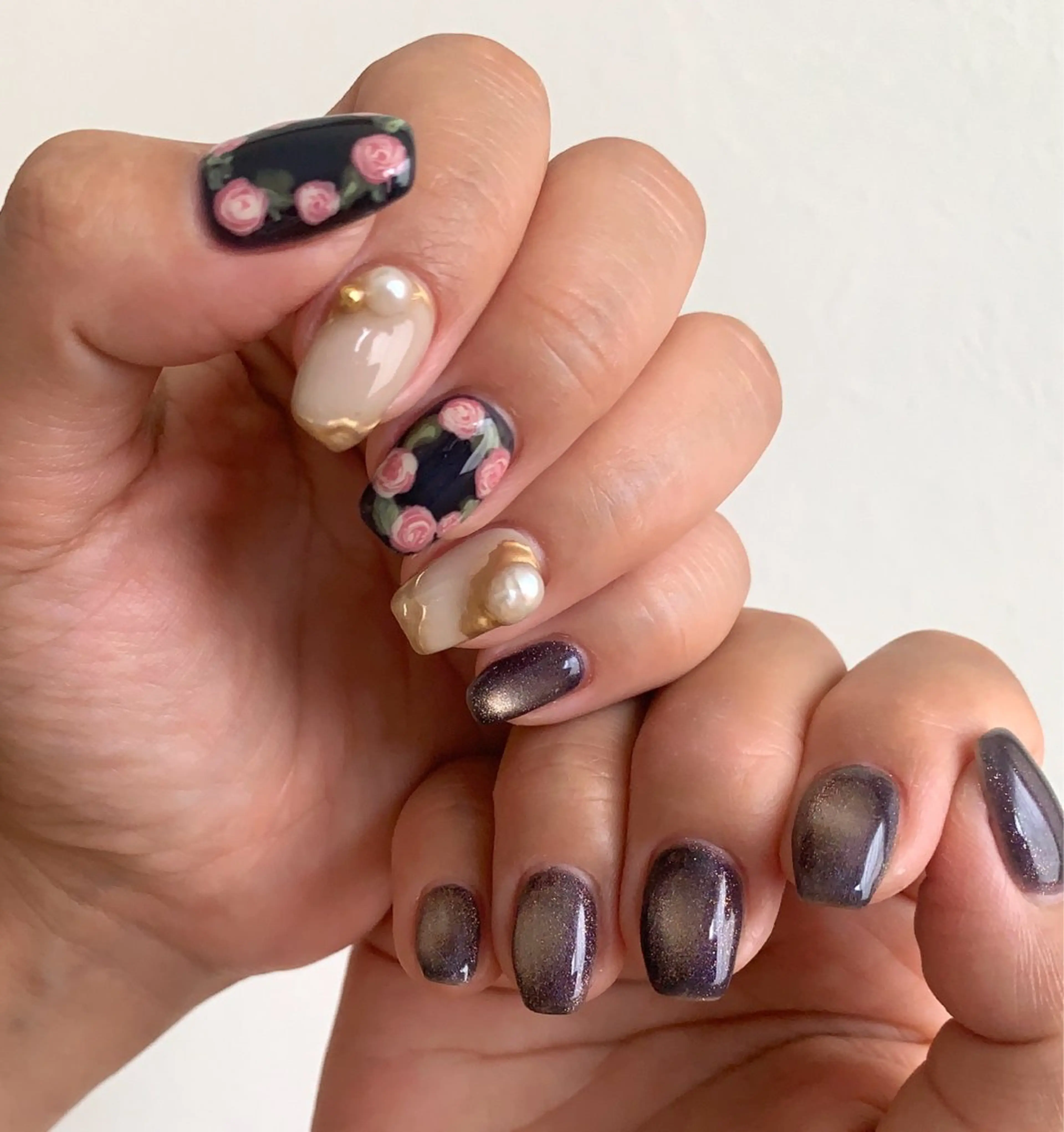 ネイル フラッシュネイル マグネットネイル ニュアンスネイル オフィスネイル シンプルネイル ハンドネイル sufu. nail YUKIのネイルデザイン