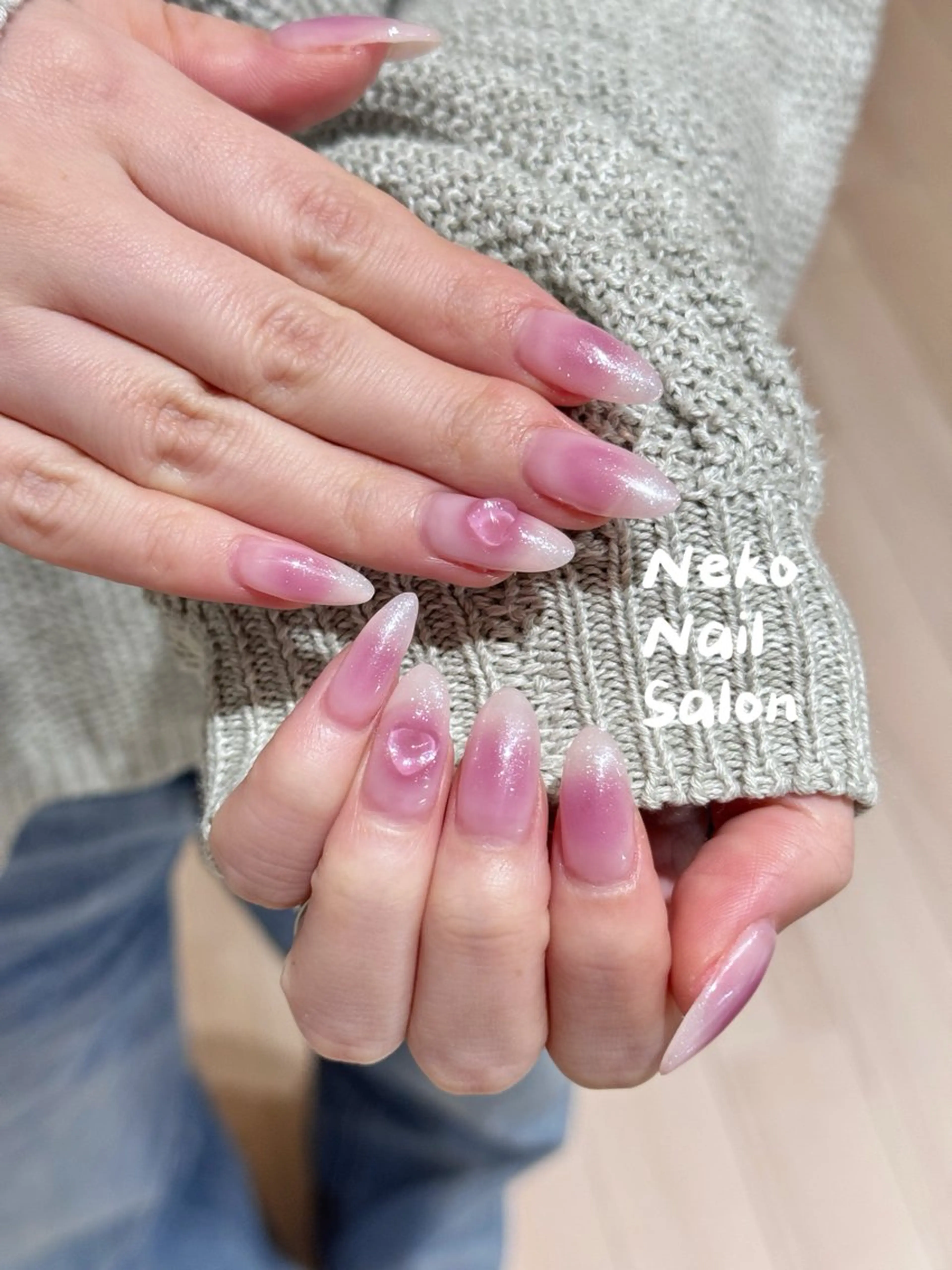 ネイル シンプルネイル ワンホンネイル neko nail所属・neko nailのネイルデザイン
