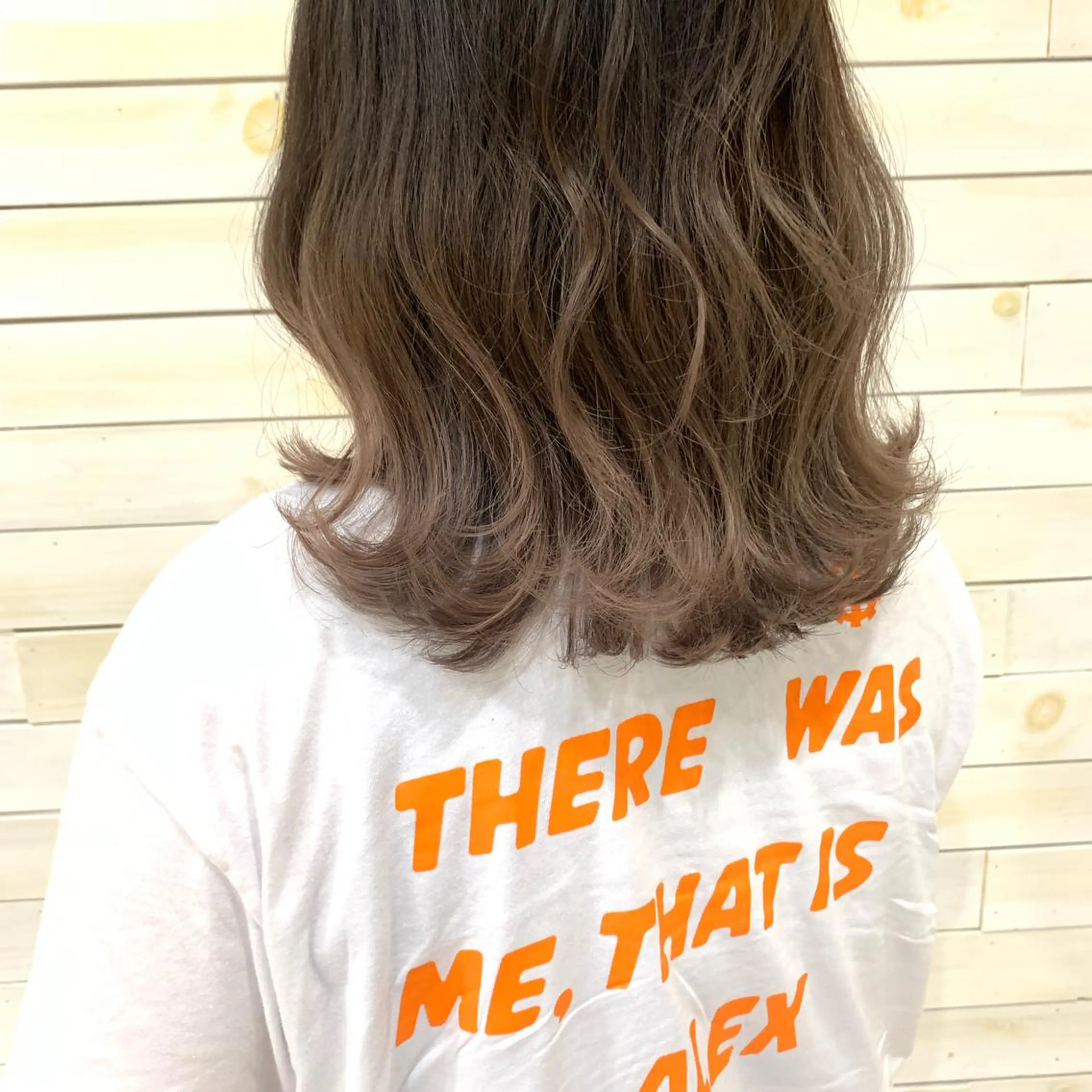 カラー ベージュカラー ブリーチ グラデーションカラー ミルクティーベージュ 黒田瀬奈/ボブ まろやかベージュのヘアスタイル