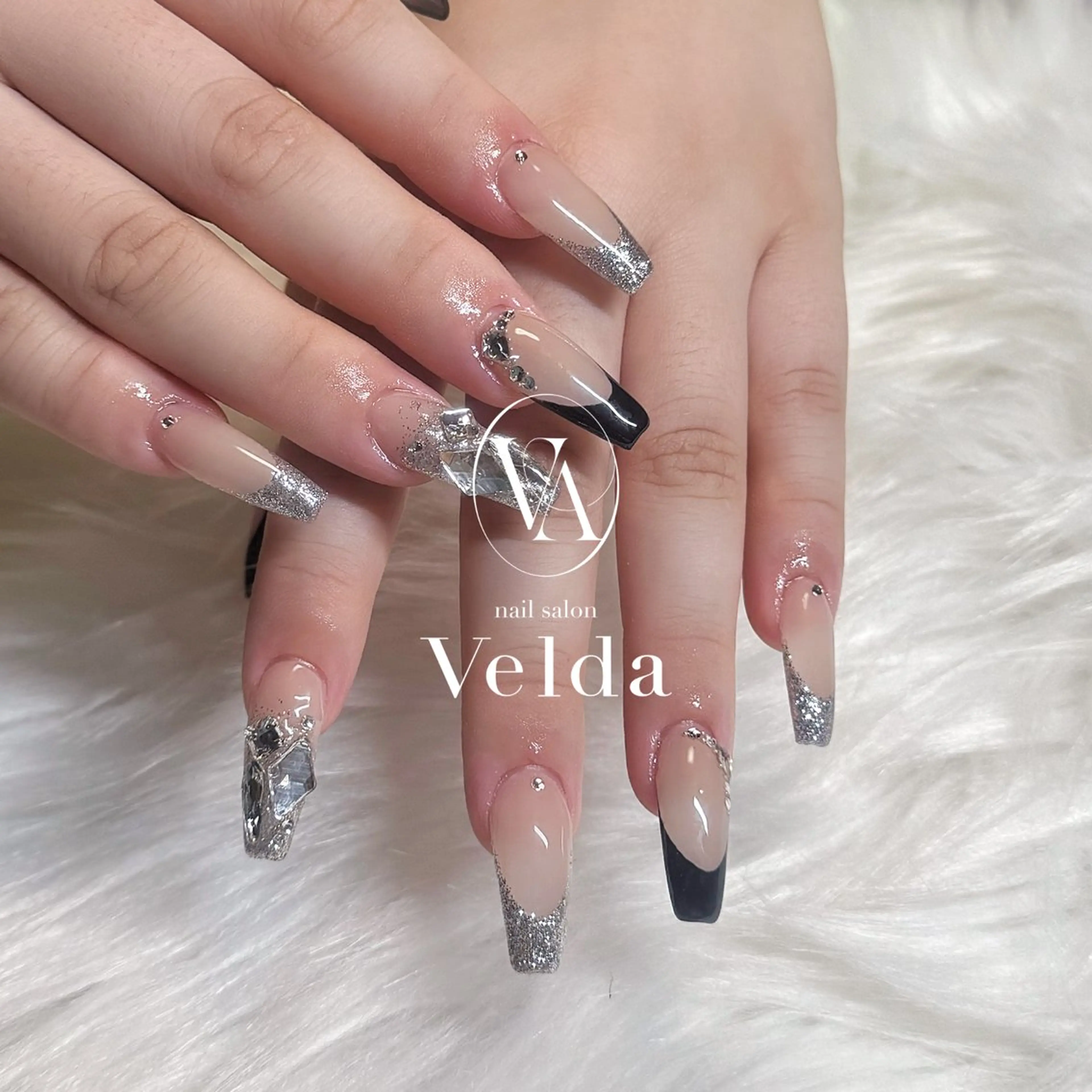 ネイル フレンチネイル グラデーション 💎スカルプ💎 Velda(ベルダ)のネイルデザイン