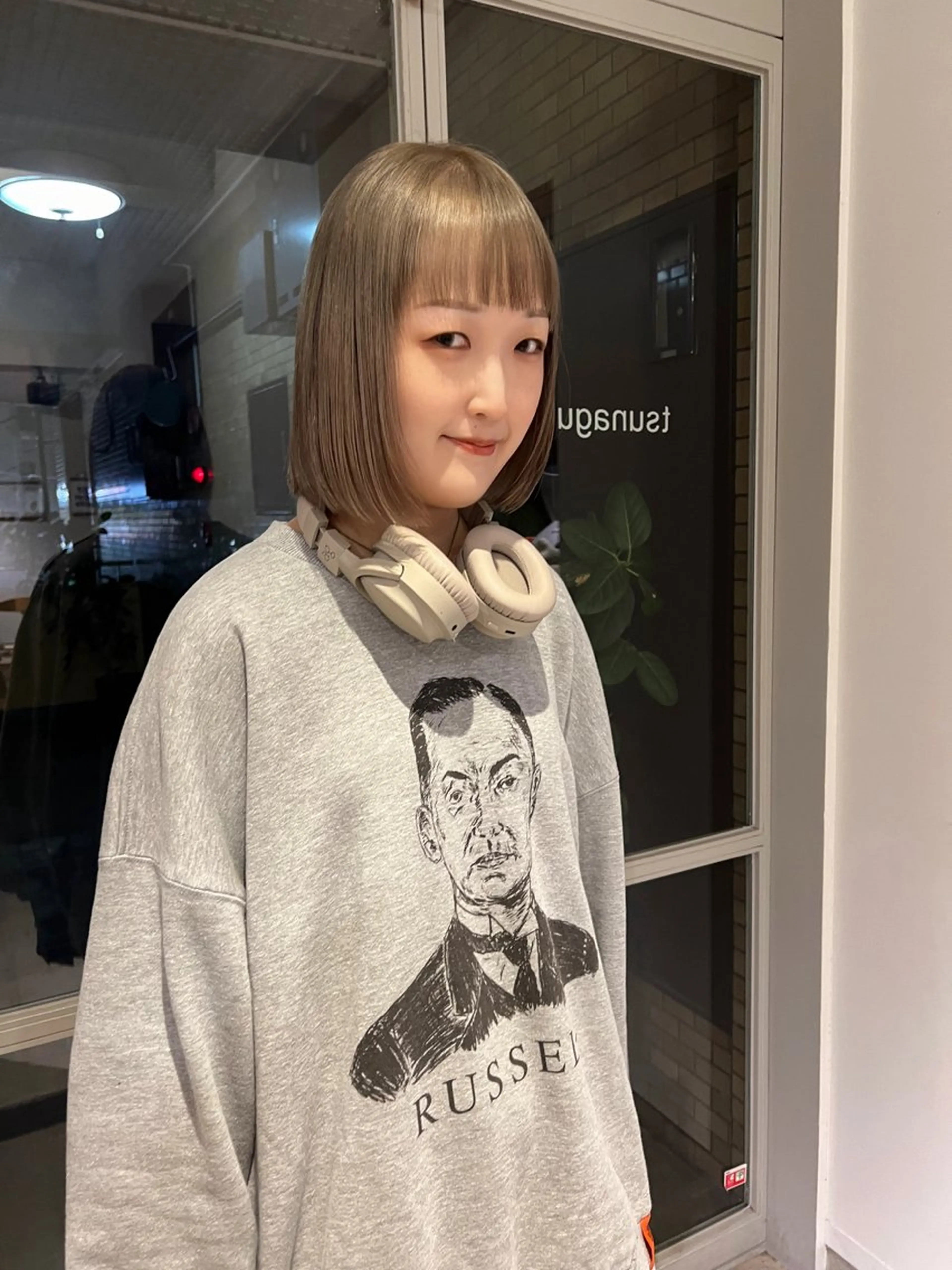 カラー ベージュカラー 南部 綾音のヘアスタイル