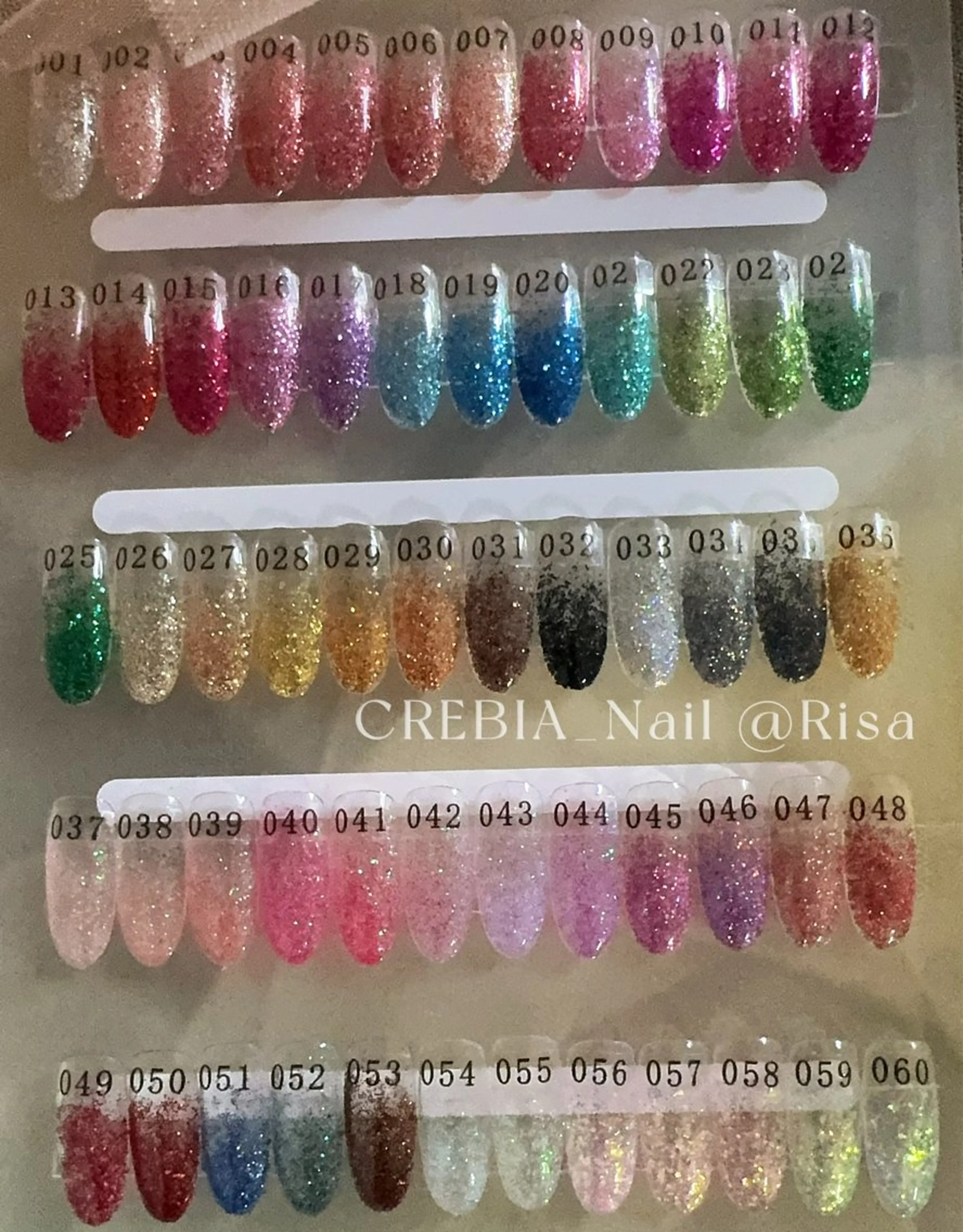 ネイル ラメ(グリッター) ラメグラデーション CREBIA beaute ネイル部所属・CREBIA @Risaのネイルデザイン
