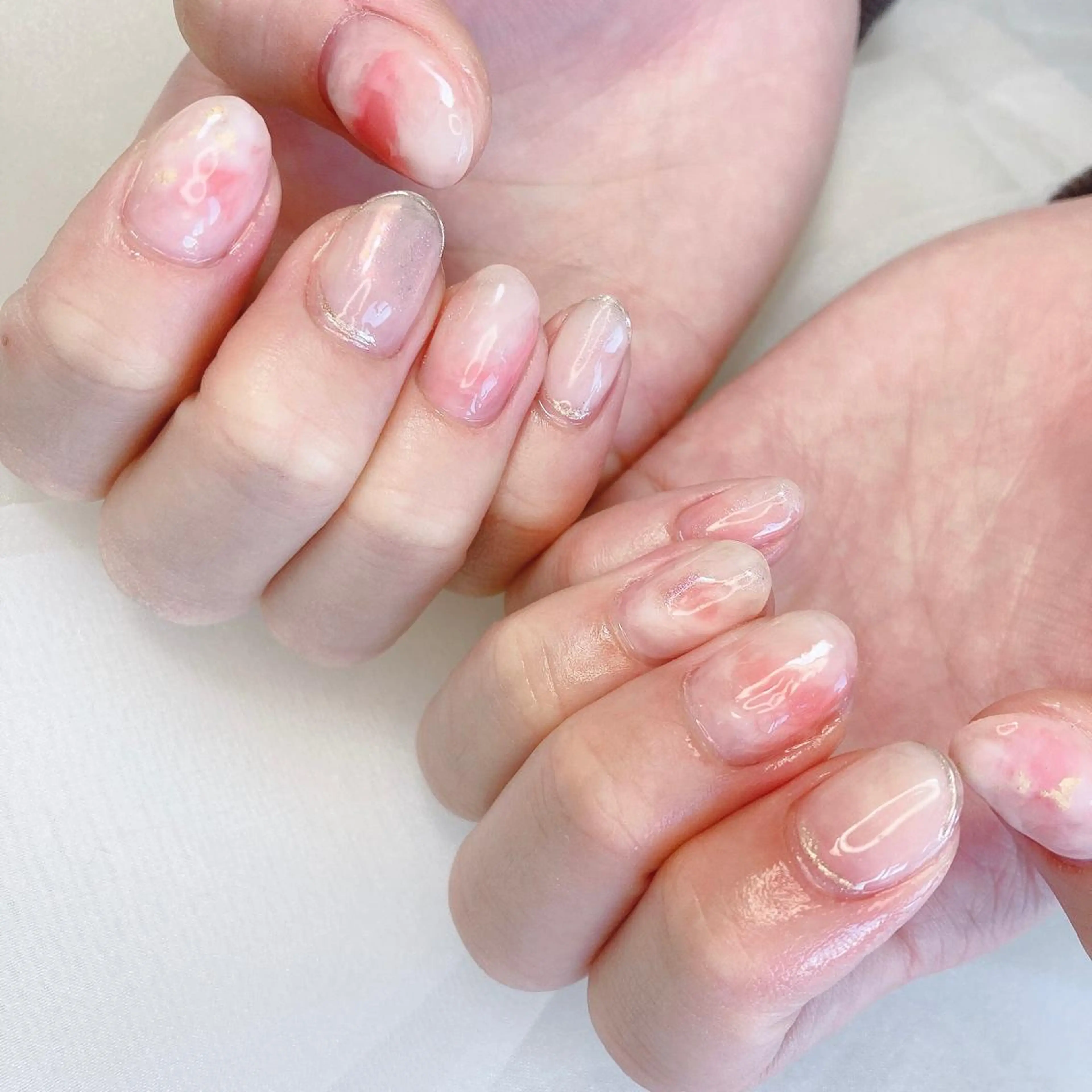 ネイル ニュアンスネイル 春ネイル private salon G所属・goto yoshikoのその他イメージ