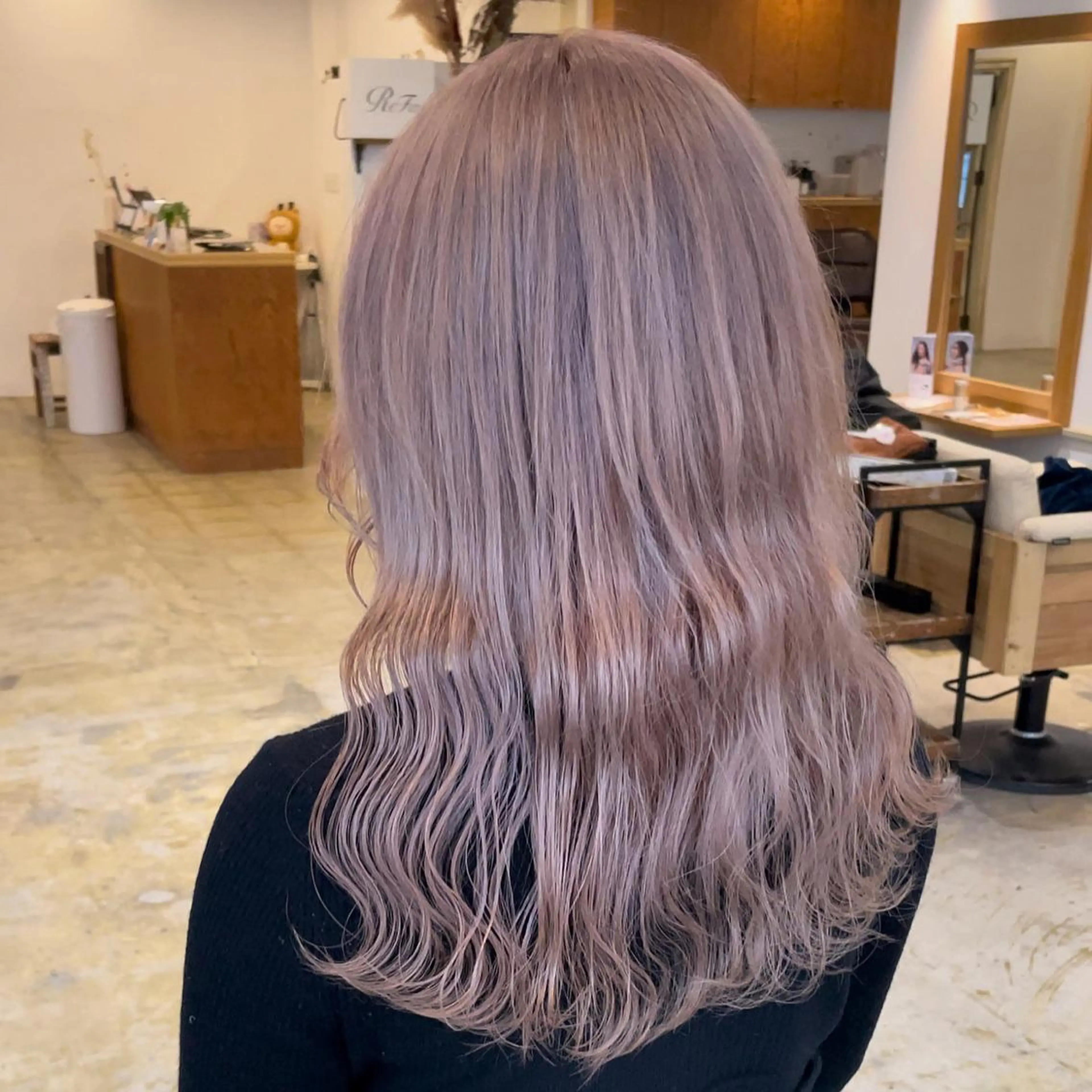 セミロング バレイヤージュモデル 小林匠❤️‍🔥のヘアスタイル