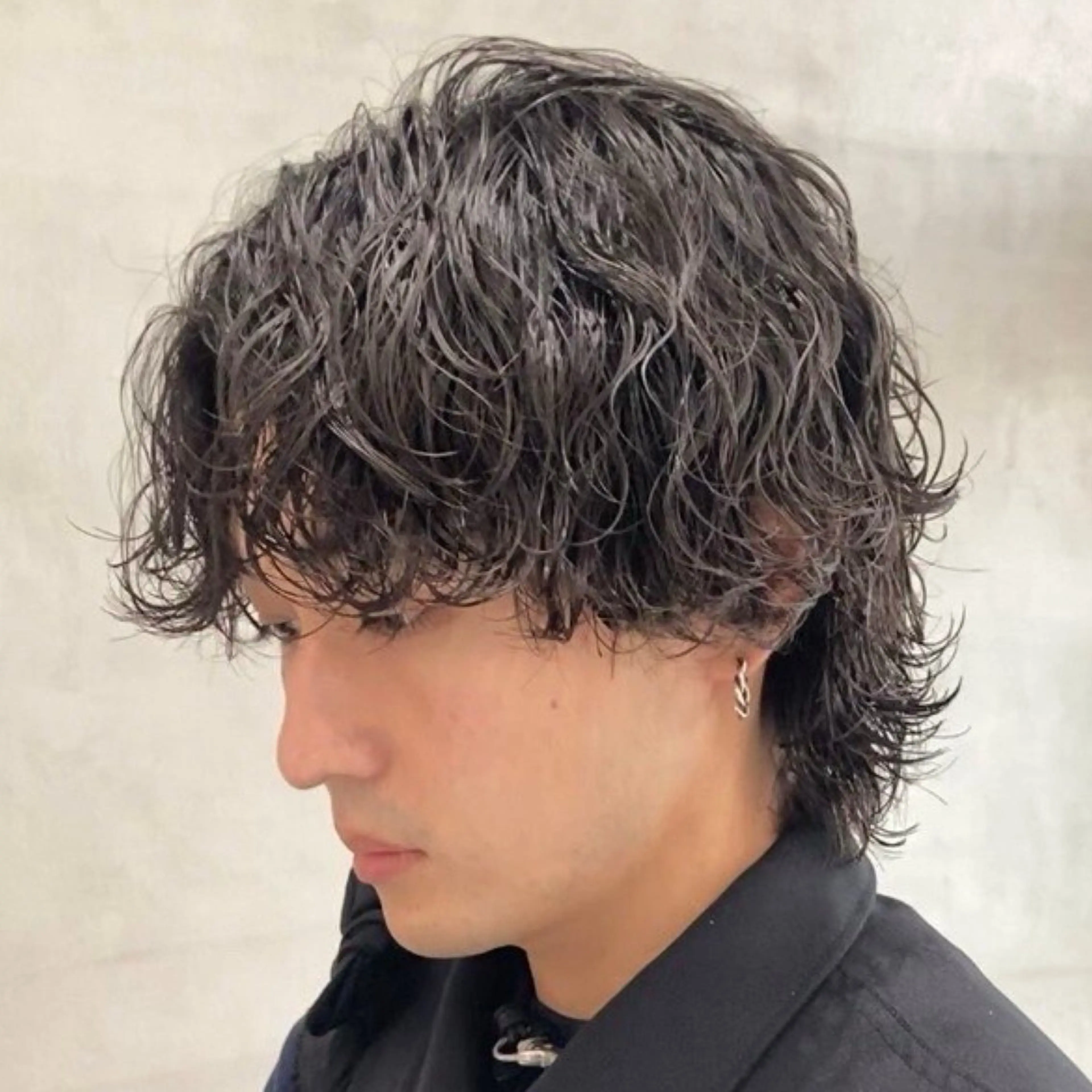 【ミニモ限定】波巻きスパイラルxメンズウルフカットの写真