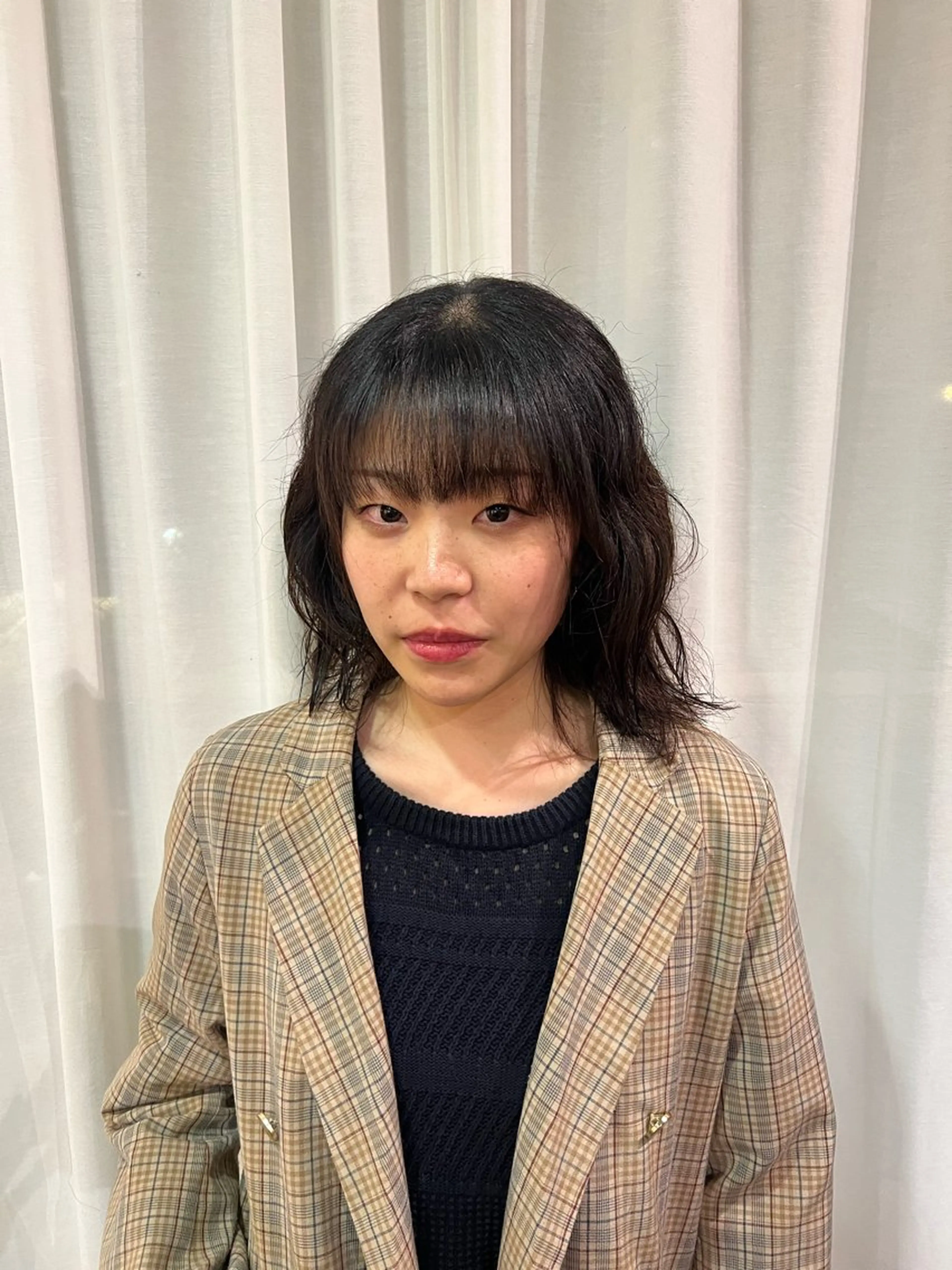 ミディアム カラー パーマ ヘアアレンジ gimmick 自由が丘所属・原中 亮汰のヘアスタイル
