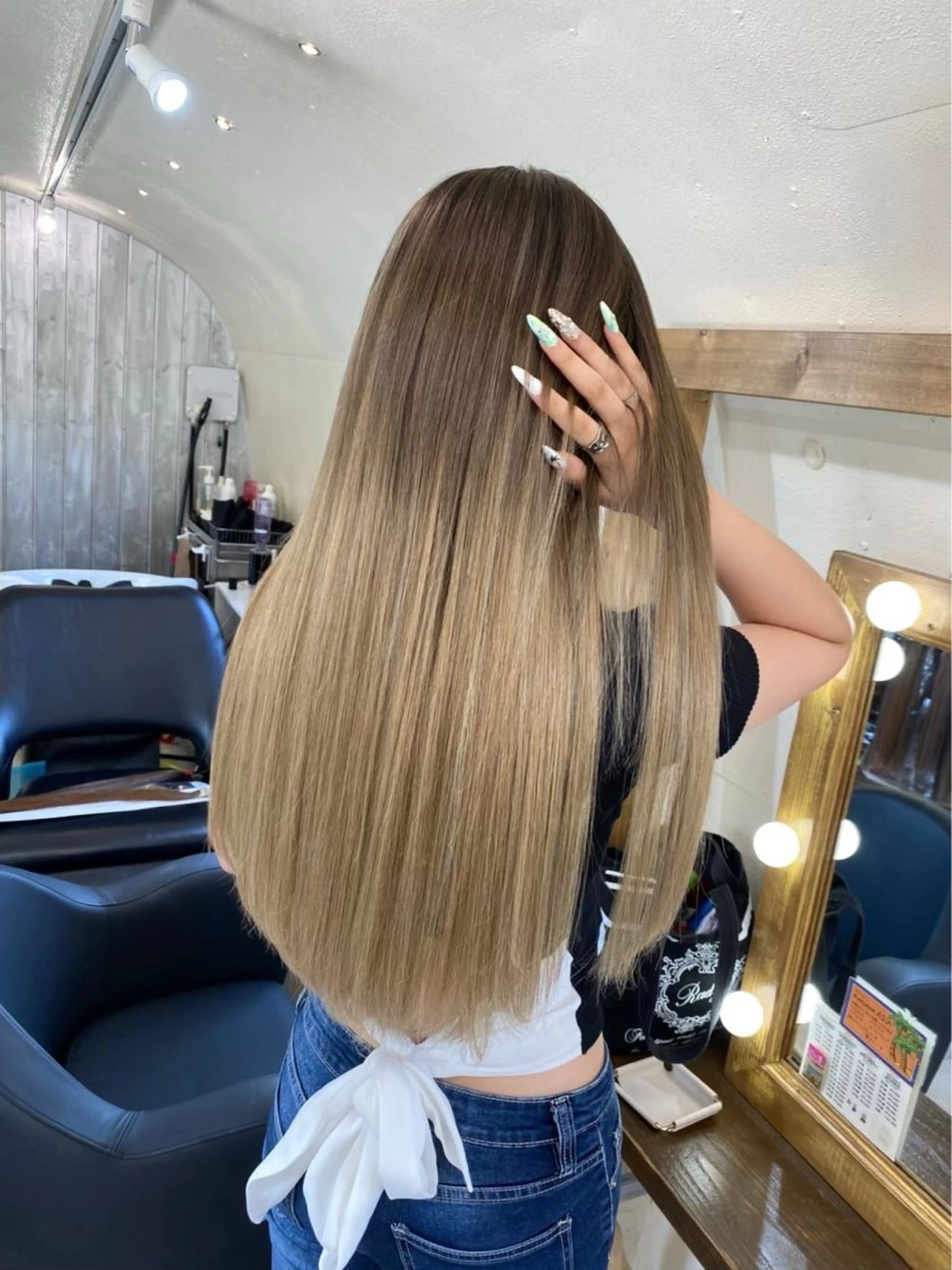 ロング カラー 齋藤 優太朗のヘアスタイル