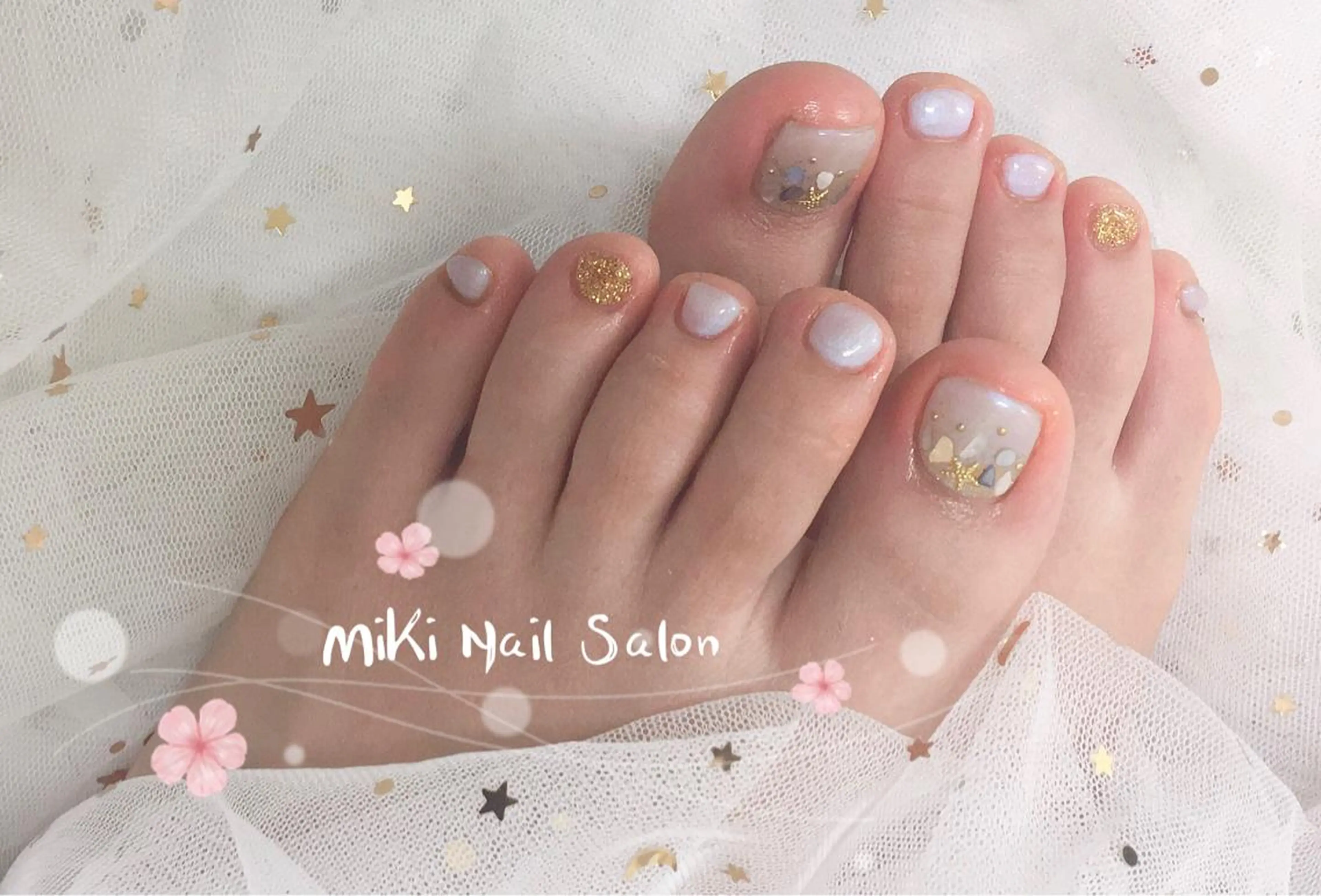 ネイル MiKi Nai池袋 長さだし得意のネイルデザイン