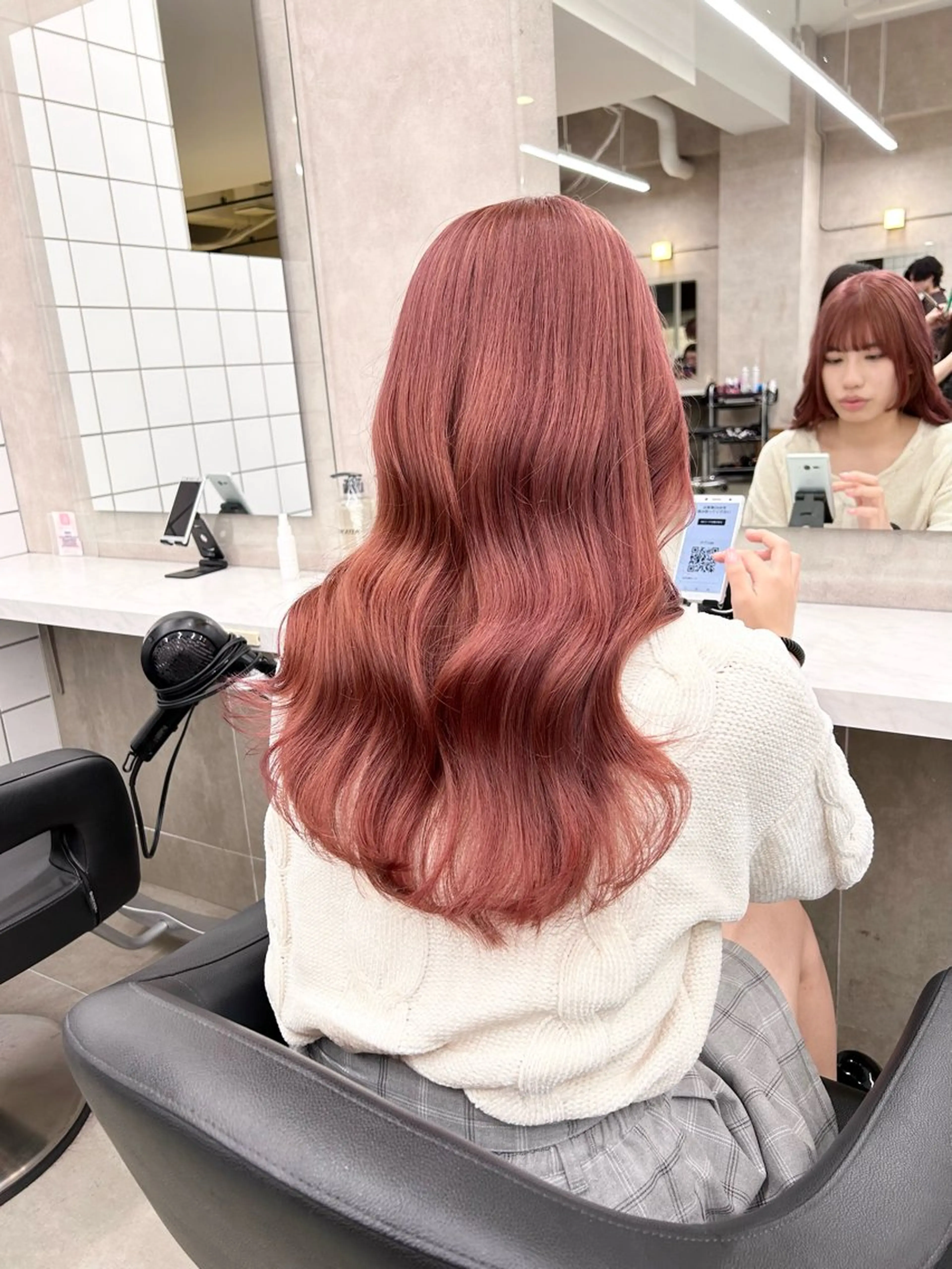 カラー ヘアカラー トリートメント beige🤎ダブル カラー/レイヤー🧸のヘアスタイル