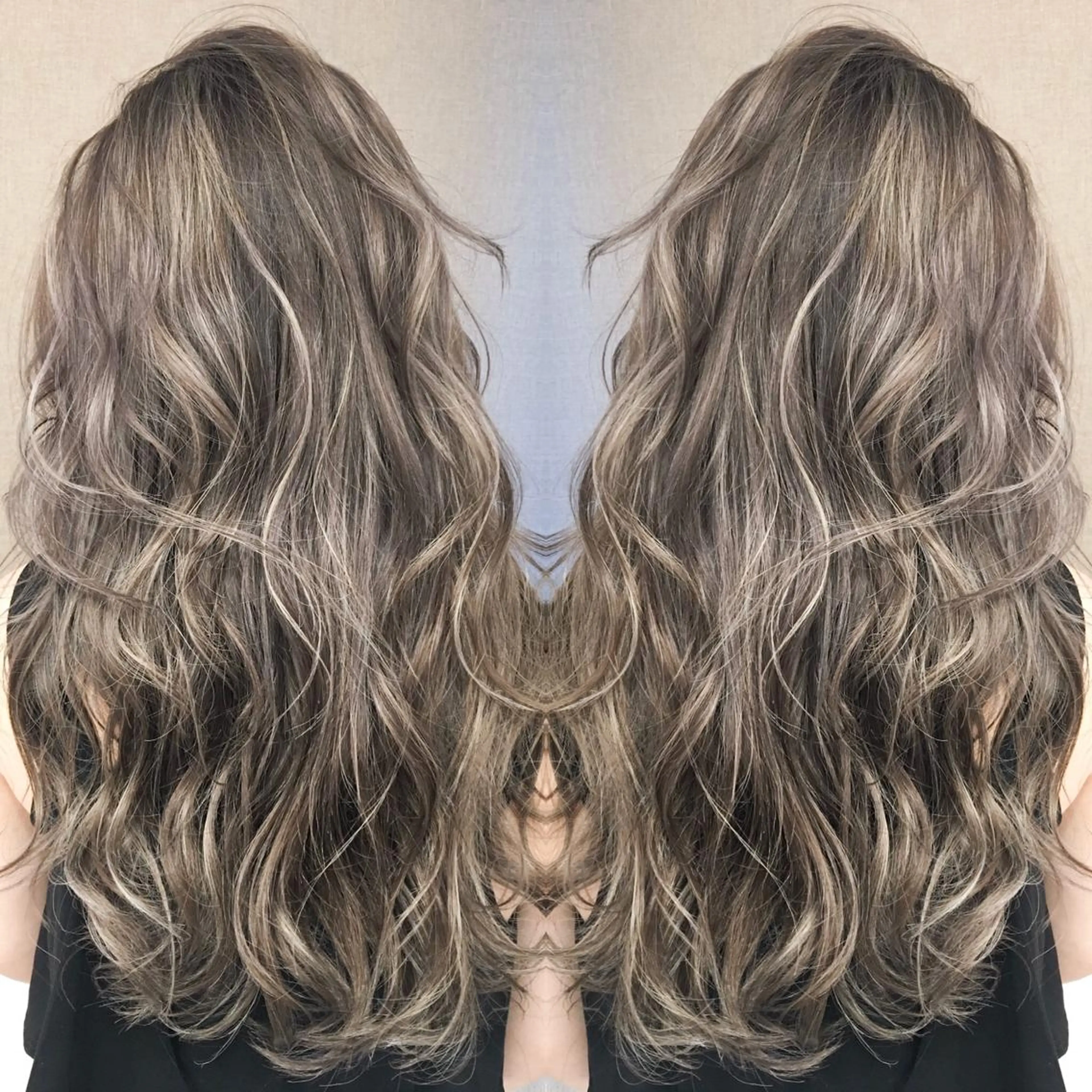 セミロング カラー ヘアアレンジ ネイル マツエク・マツパ カット ヘアカラー トリートメント 井上 一平のヘアスタイル