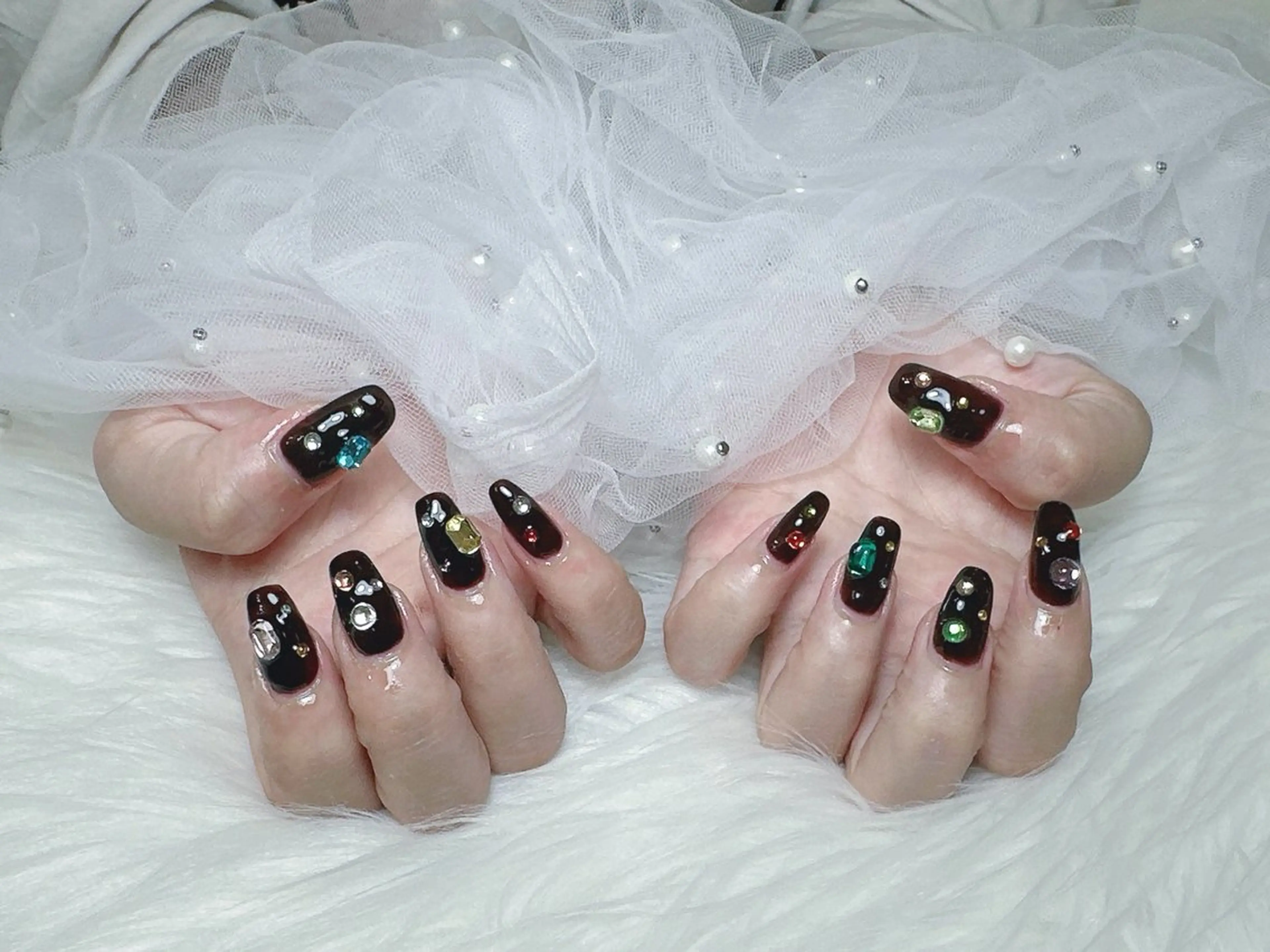 ネイル ハンドネイル 【Eclat ｴｸﾗ】nail＆beauty所属・Eclat〔ｴｸﾗ〕 MOEKA𝜗𝜚*のネイルデザイン