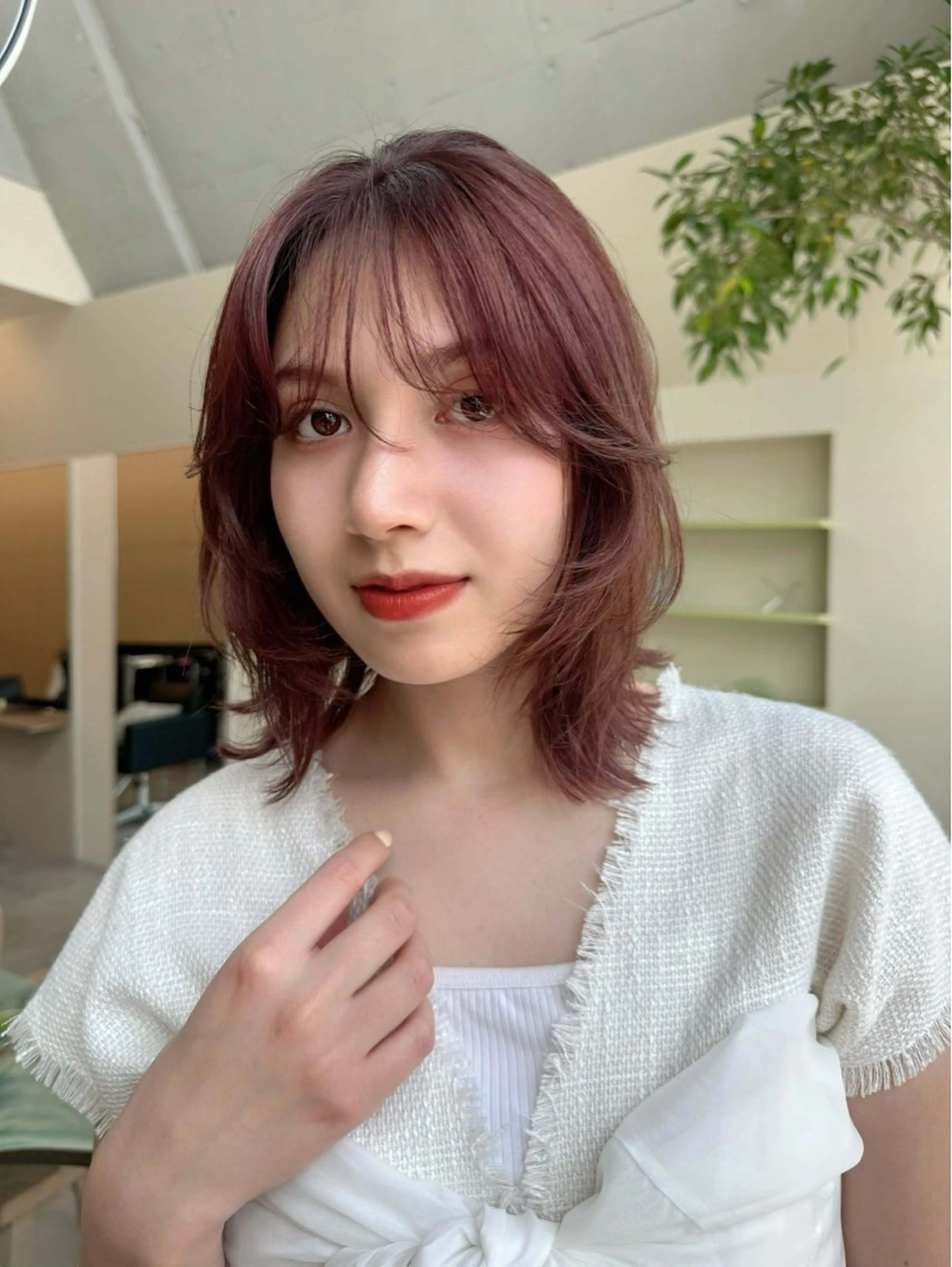 ミディアム カラー 無料ボブカットモデル 様募集中/あいらのヘアスタイル