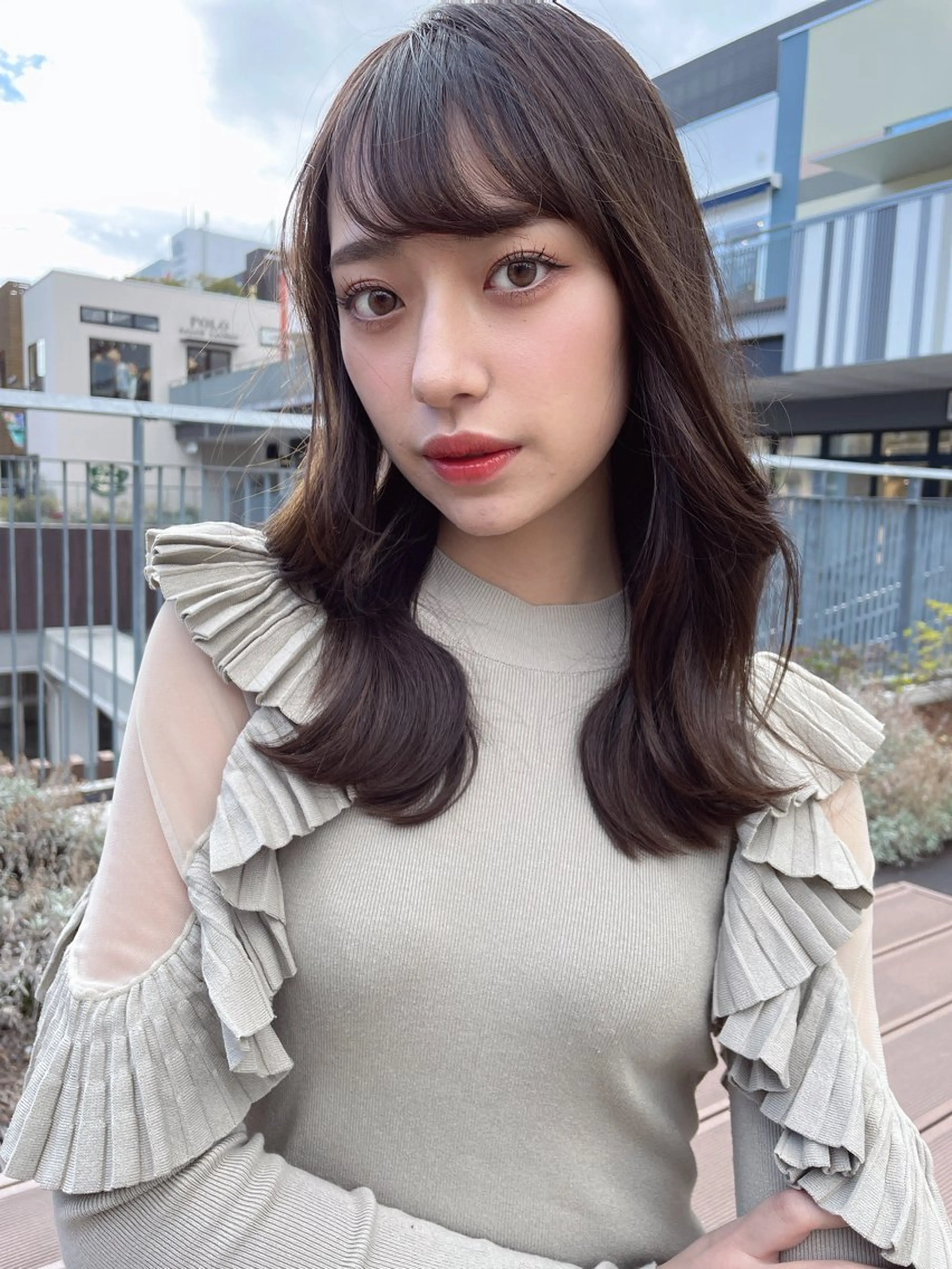 セミロング くびれヘア レイヤーカット MAHORA所属・DAIKI ダイキのヘアスタイル