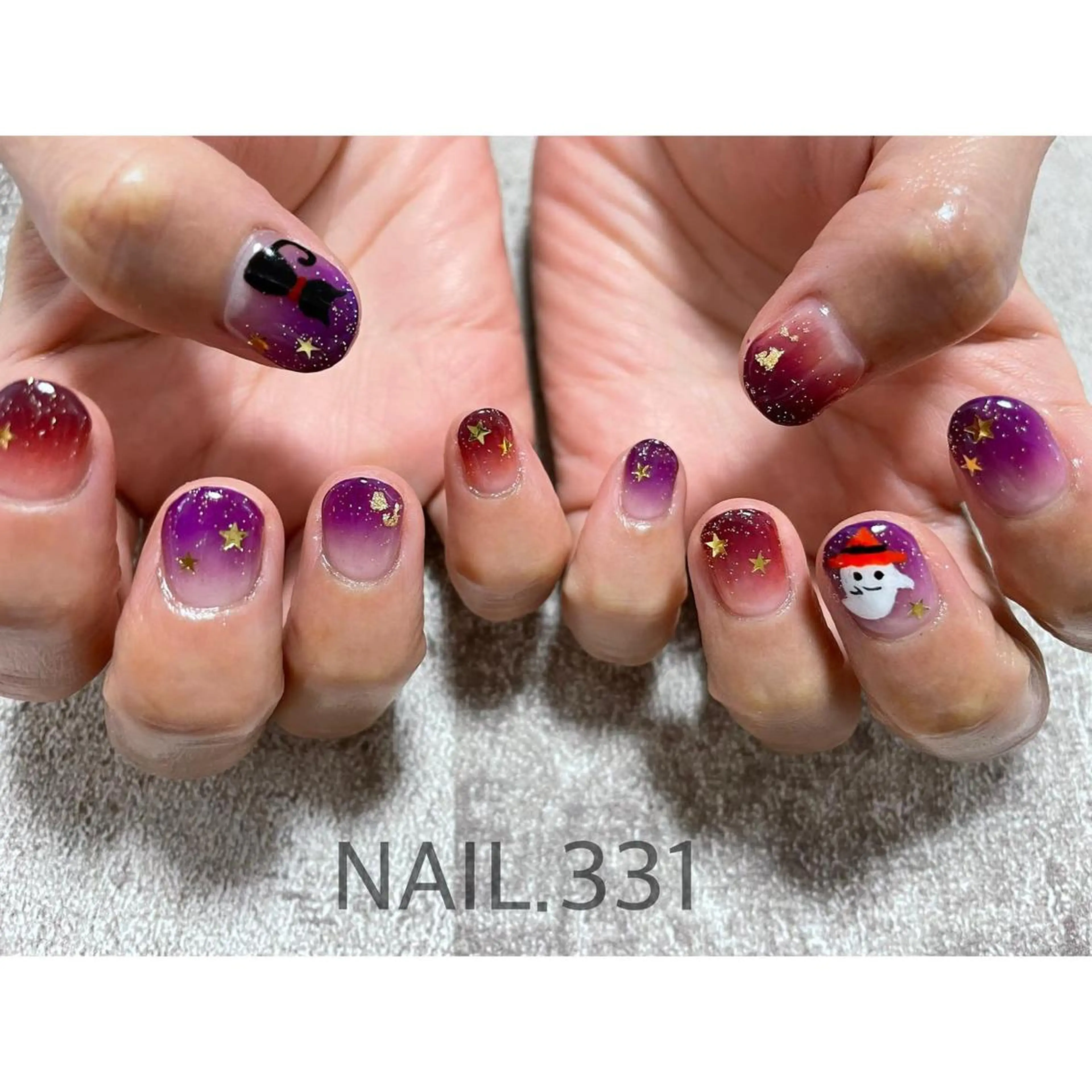 ネイル ハロウィン NAIL.331所属・Nail 331のネイルデザイン