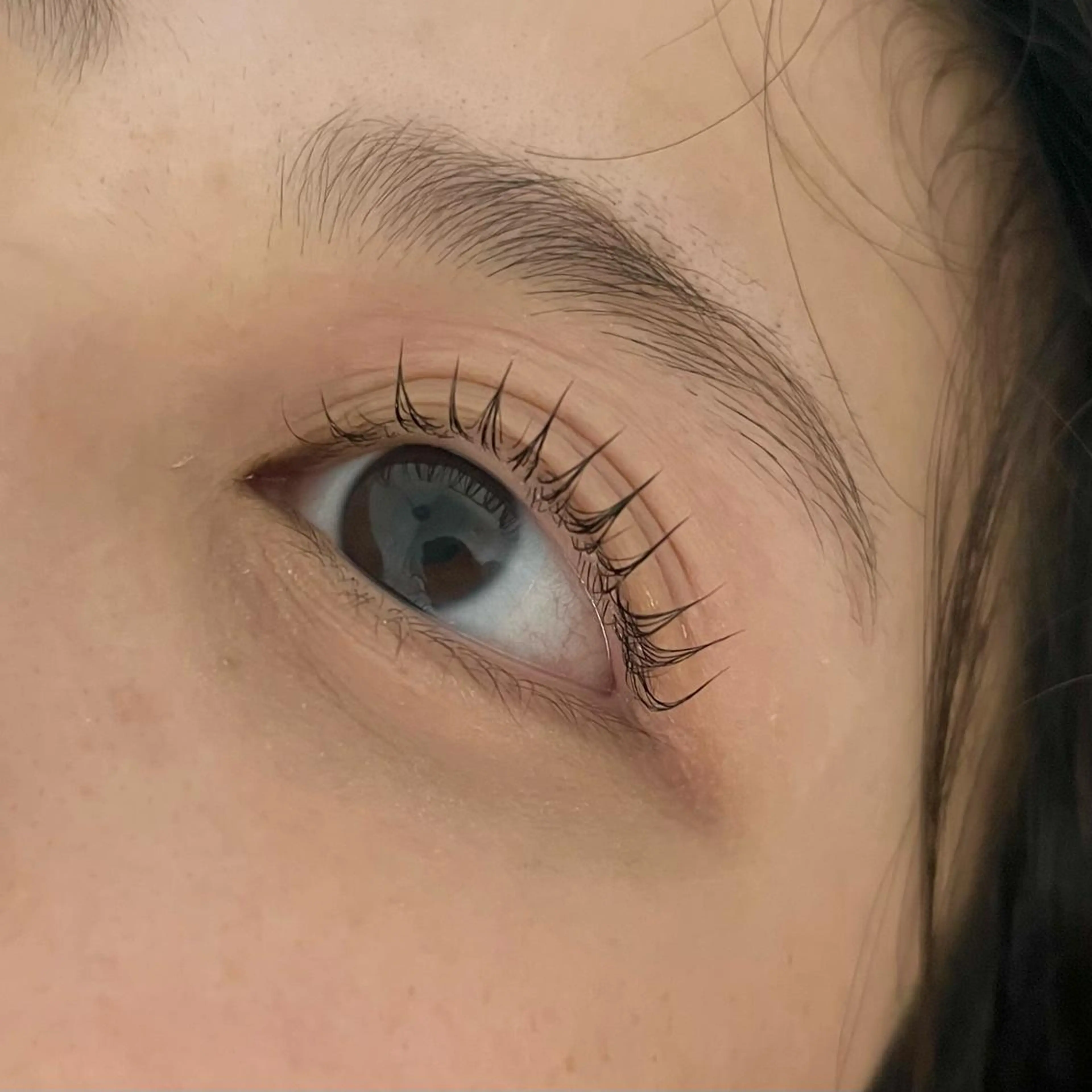 マツエク・マツパ 一重×まつ毛パーマ ワンホンマツエク マツパ ブリーチなしカラー ダブルカラーエクステのヘアスタイル