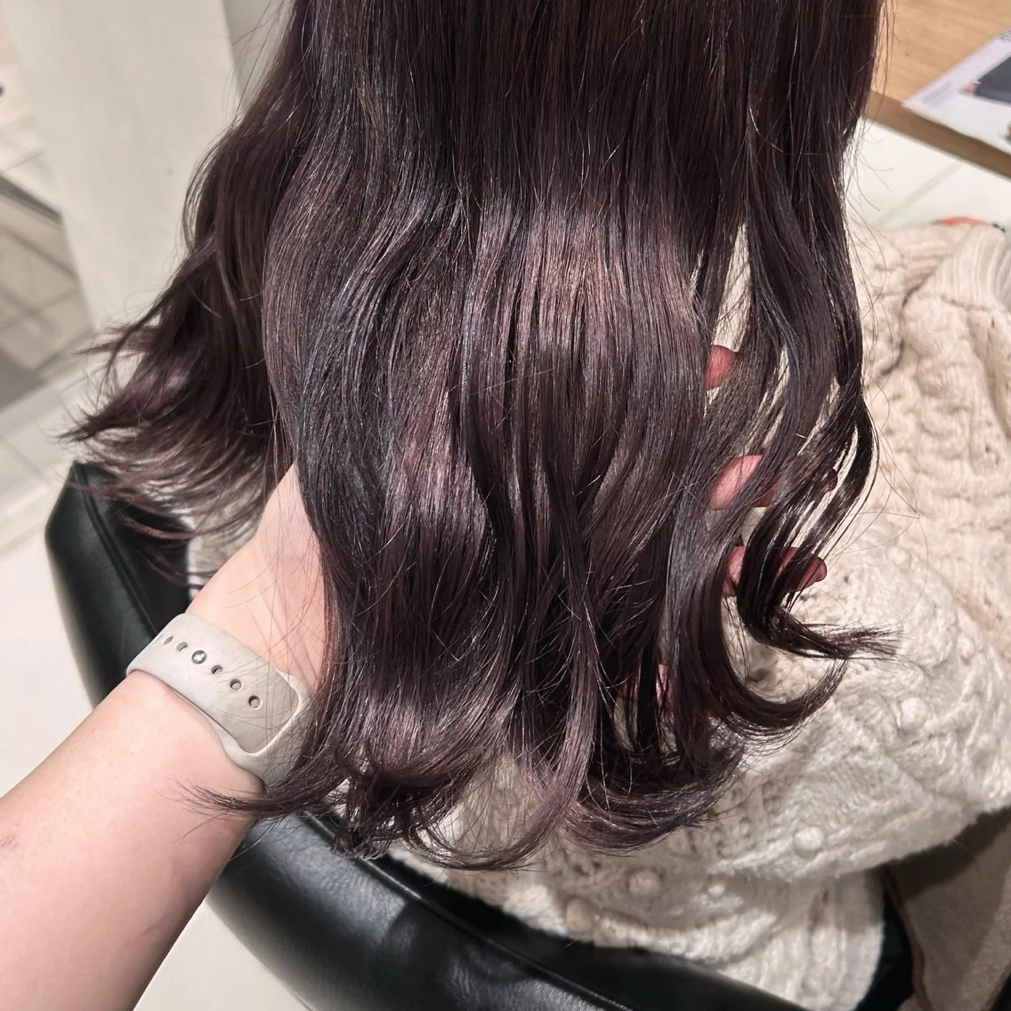 カラー 透明感カラー ︎︎🌟韓国艶カラー ︎🌟璃奈 (ﾘﾅ)のヘアスタイル
