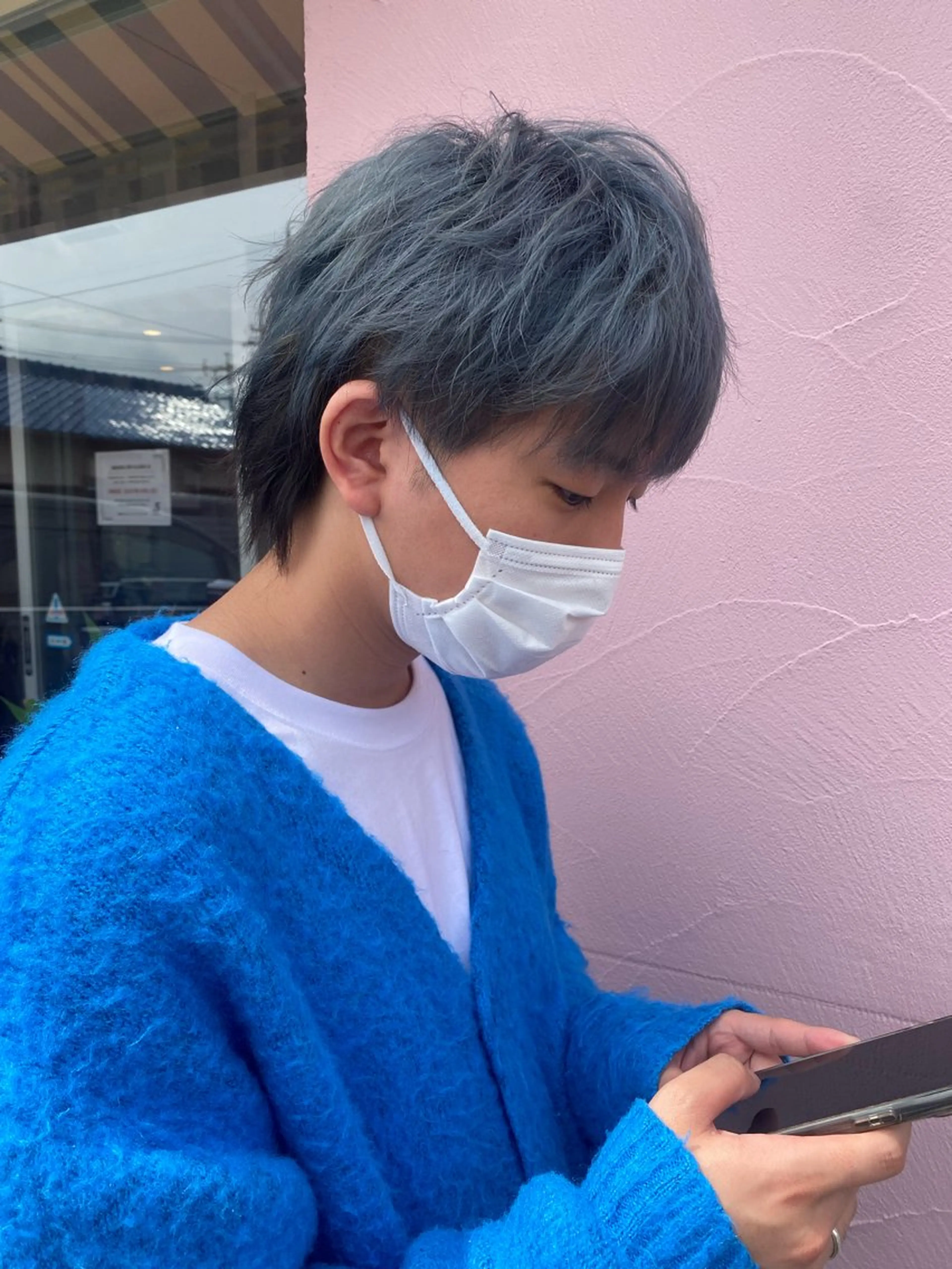 メンズ あいさ🤍ムラ無しカ ラー🤍のヘアスタイル