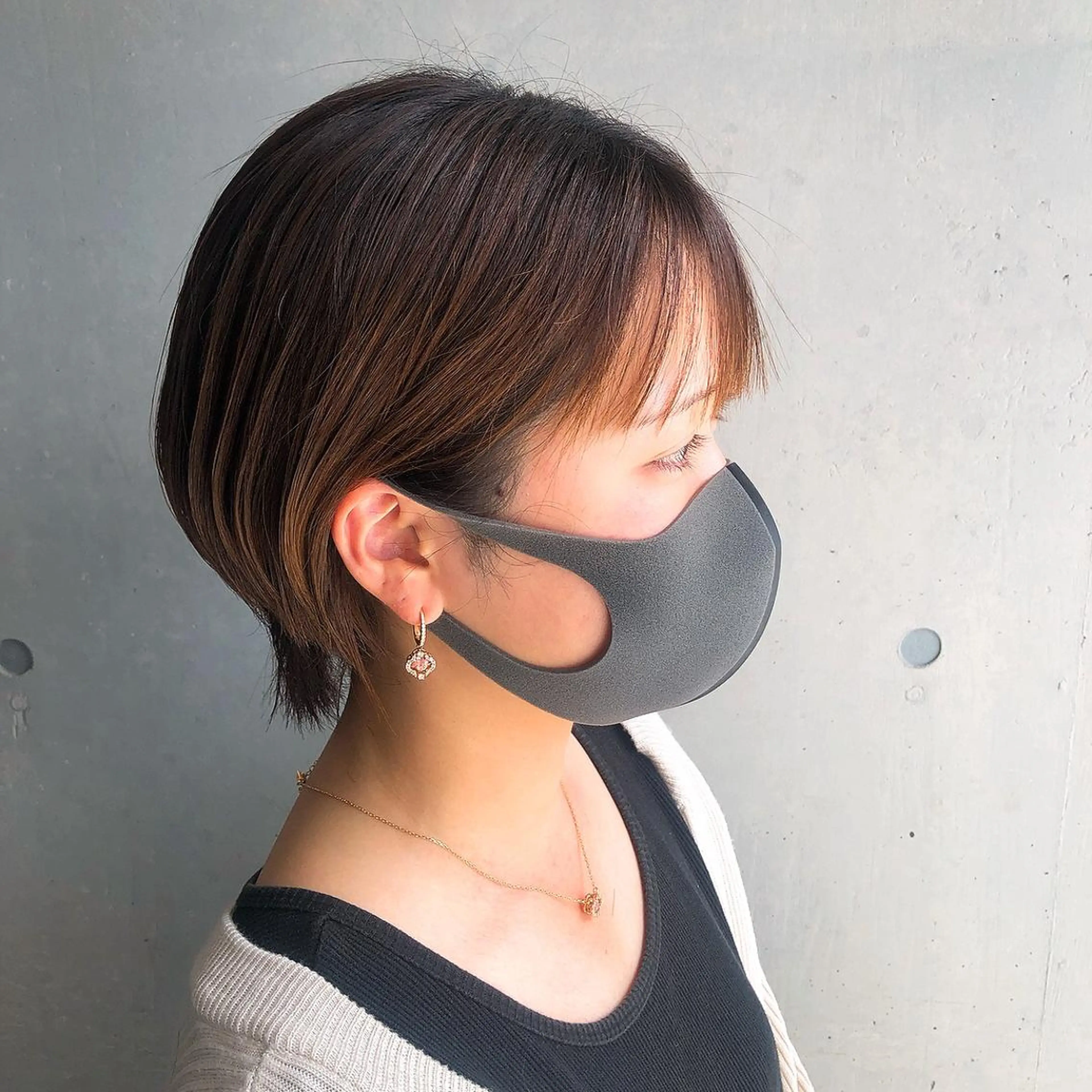 ショート 丸みショート ショートヘア カット Glanz hair所属・Glanz hair 坂牛匠のヘアスタイル