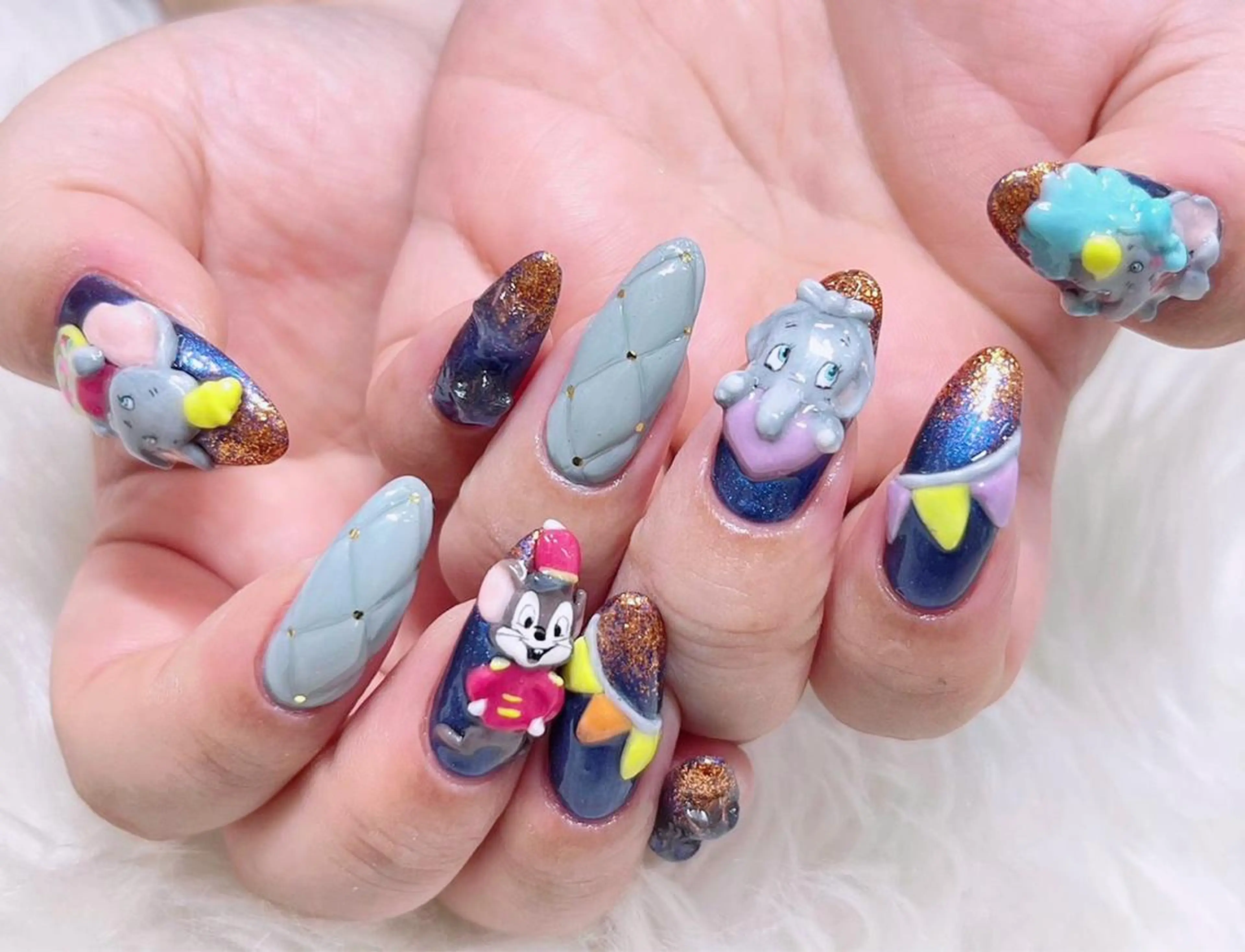 ネイル 成人式 スカルプネイル NAILSGOGO shibuyaのネイルデザイン