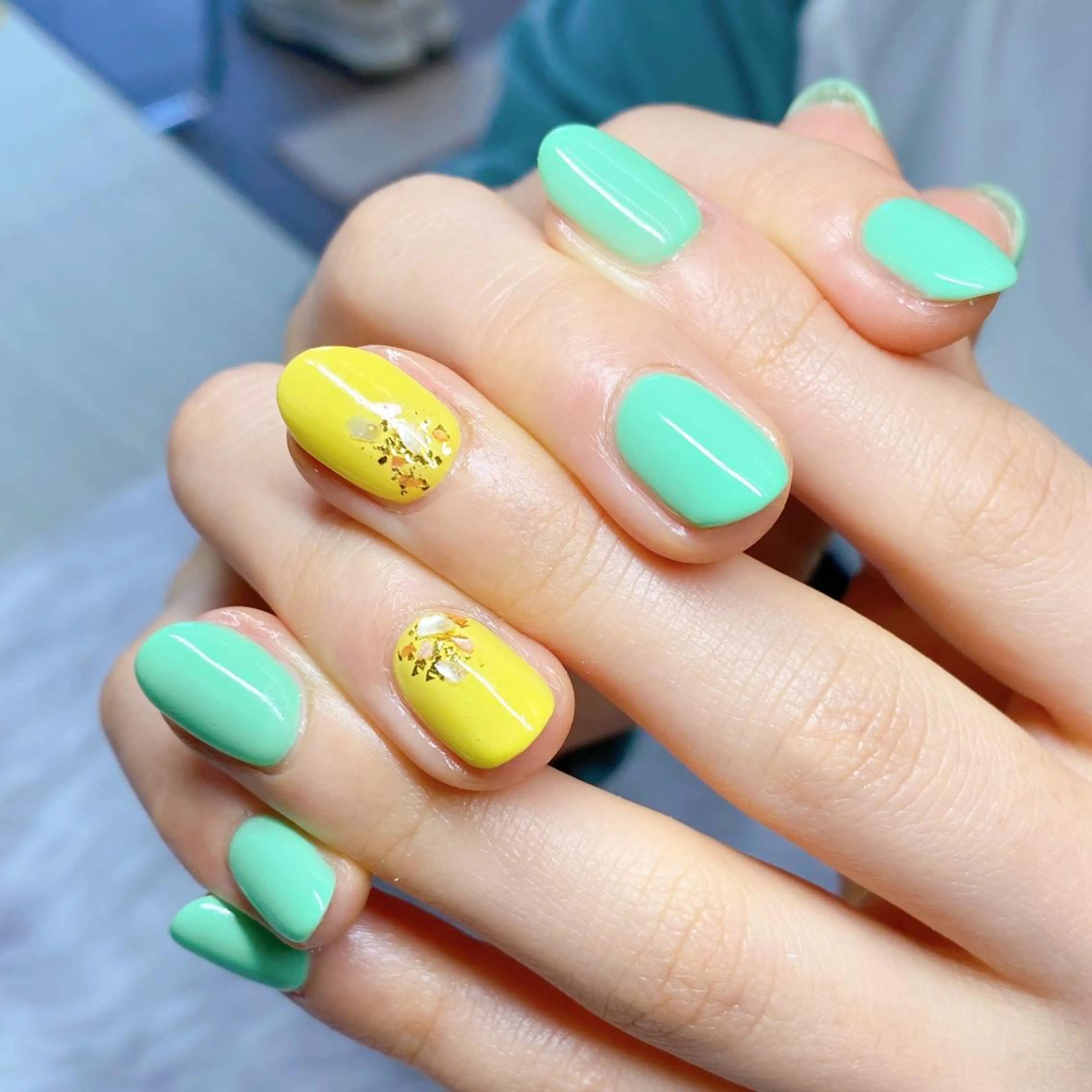 ネイル 春ネイル ハンドネイル 💐ka yo💐（東白楽）のネイルデザイン