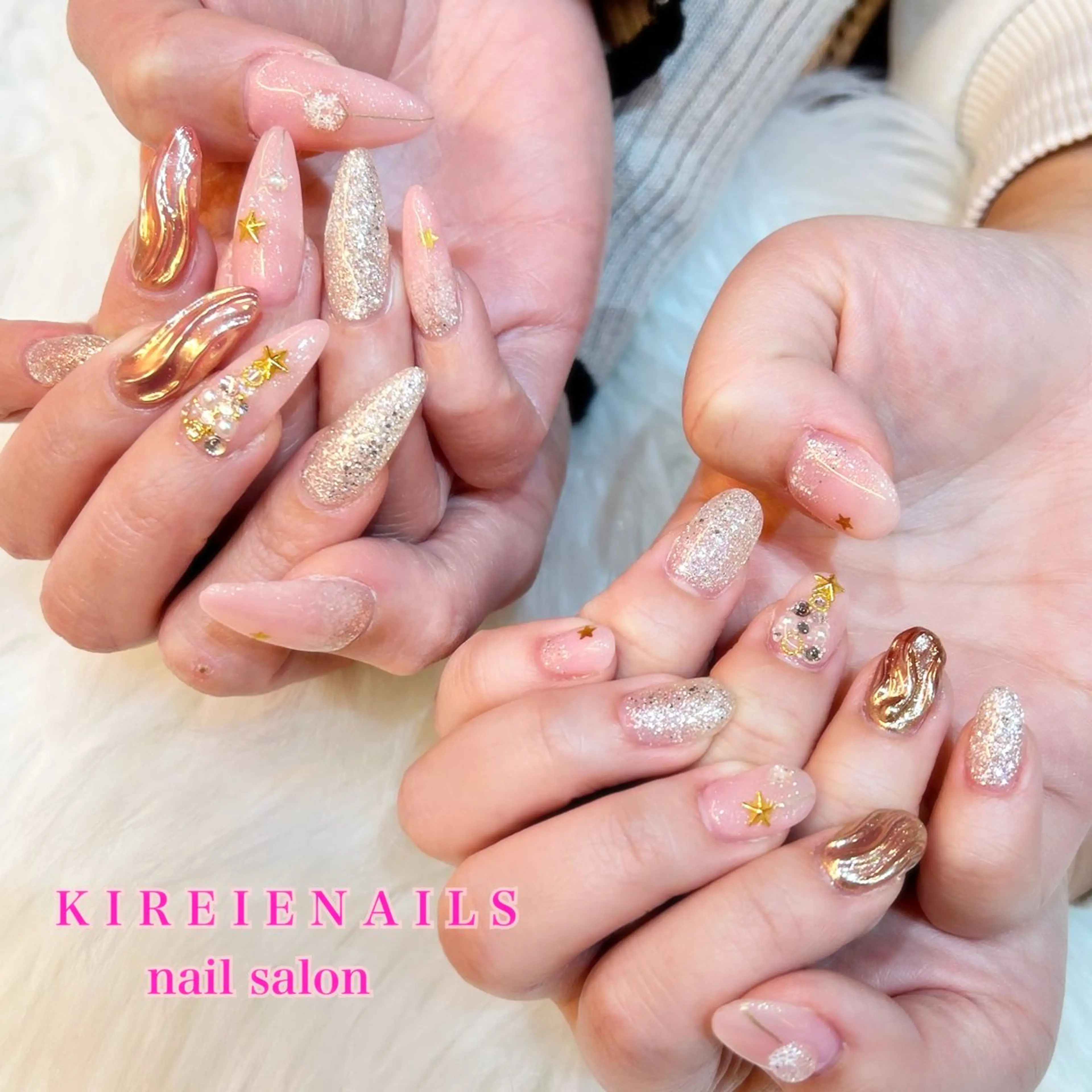 ネイル ハンドネイル m_ kireieのネイルデザイン