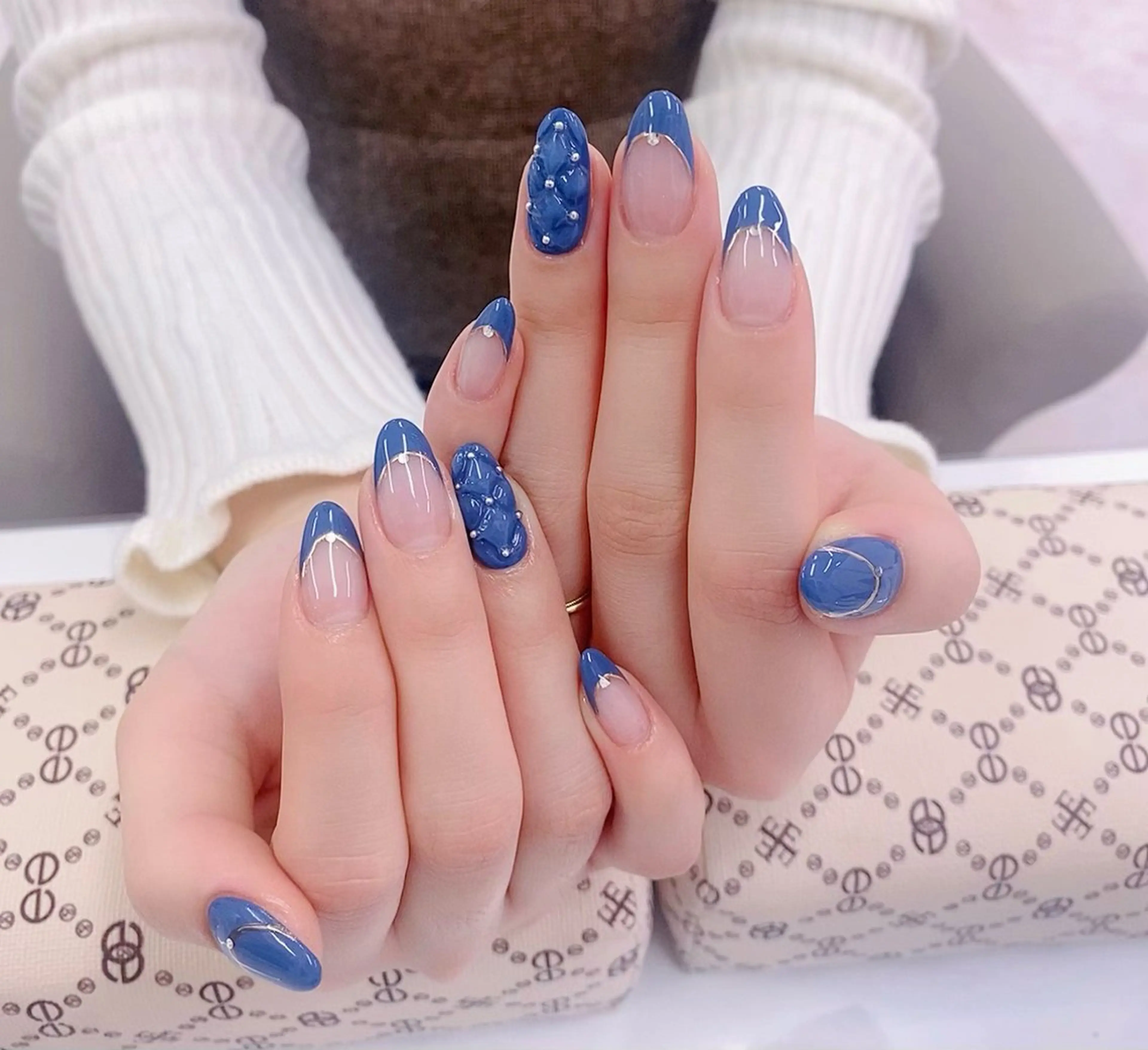 ネイル アートネイル チークネイル 長さ出し フレンチネイル ジェルネイル Y•K美學院(ネイルサロン  エステティックサロン)所属・YK Beauty salonのマツエク・マツパデザイン