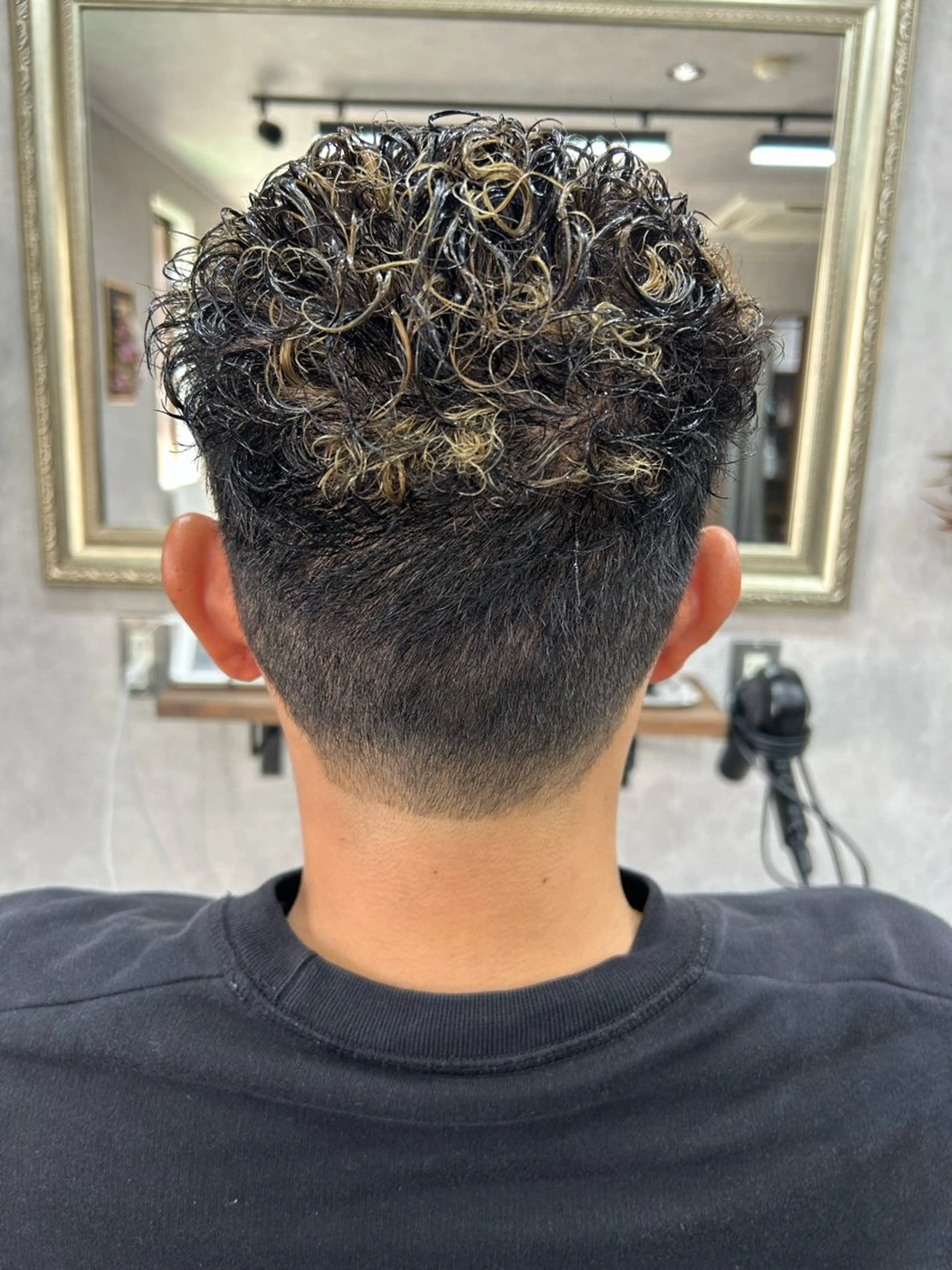 カラー パーマ メンズ Lien 深井店のヘアスタイル