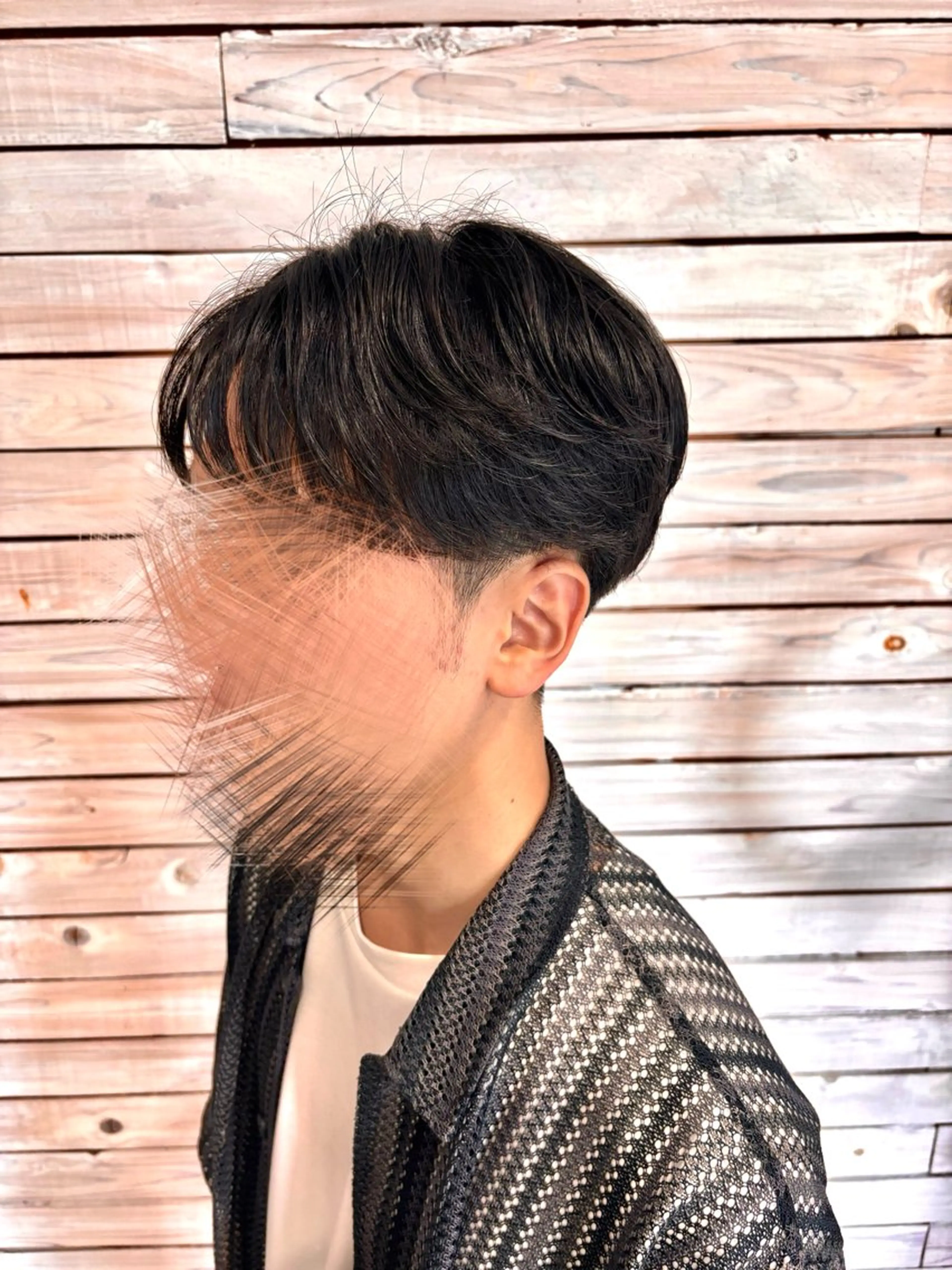 パーマ メンズ マッシュ メンズパーマ ニュアンスパーマ 岡山メンズパーマ 白神珠梨のヘアスタイル