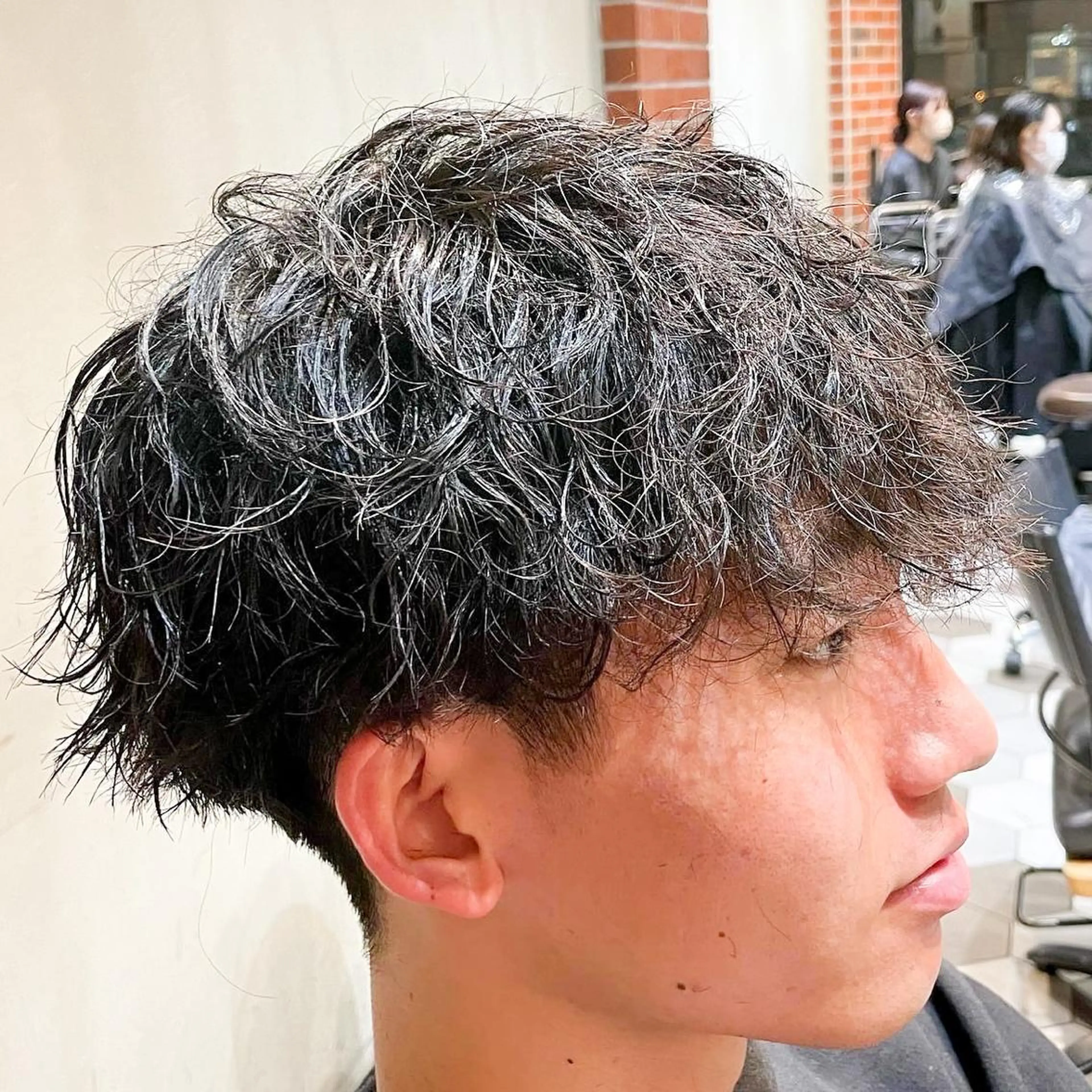 パーマ メンズ メンズパーマ ツイストスパイラルパーマ スパイラルパーマ カット パーマ トリートメント メンズ/メンズパーマ /心斎橋/新地政紀のヘアスタイル