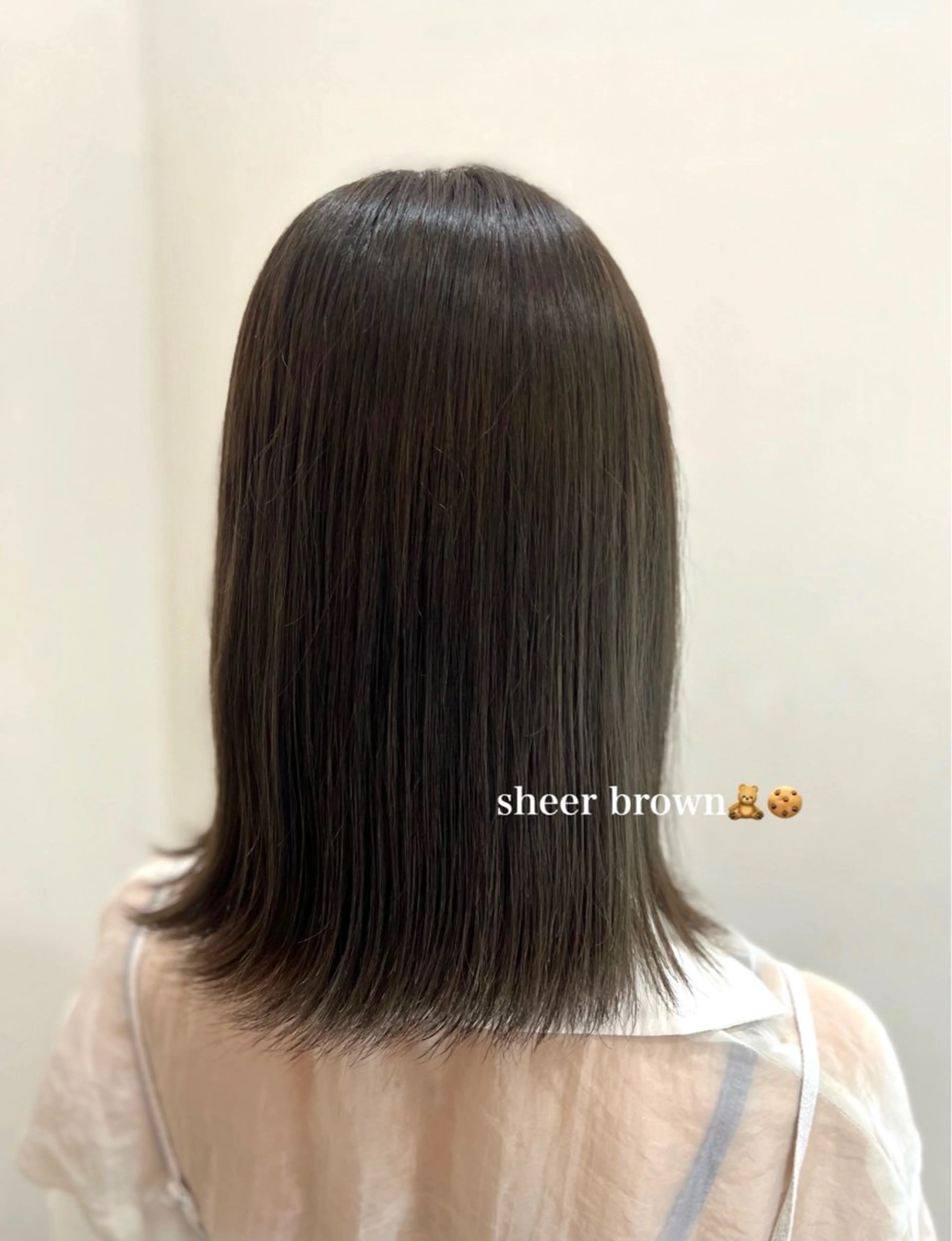 ミディアム カラー ブリーチ ブラウンカラー カット ヘアカラー トリートメント 🫧艶カラー 🫧Rione.のヘアスタイル