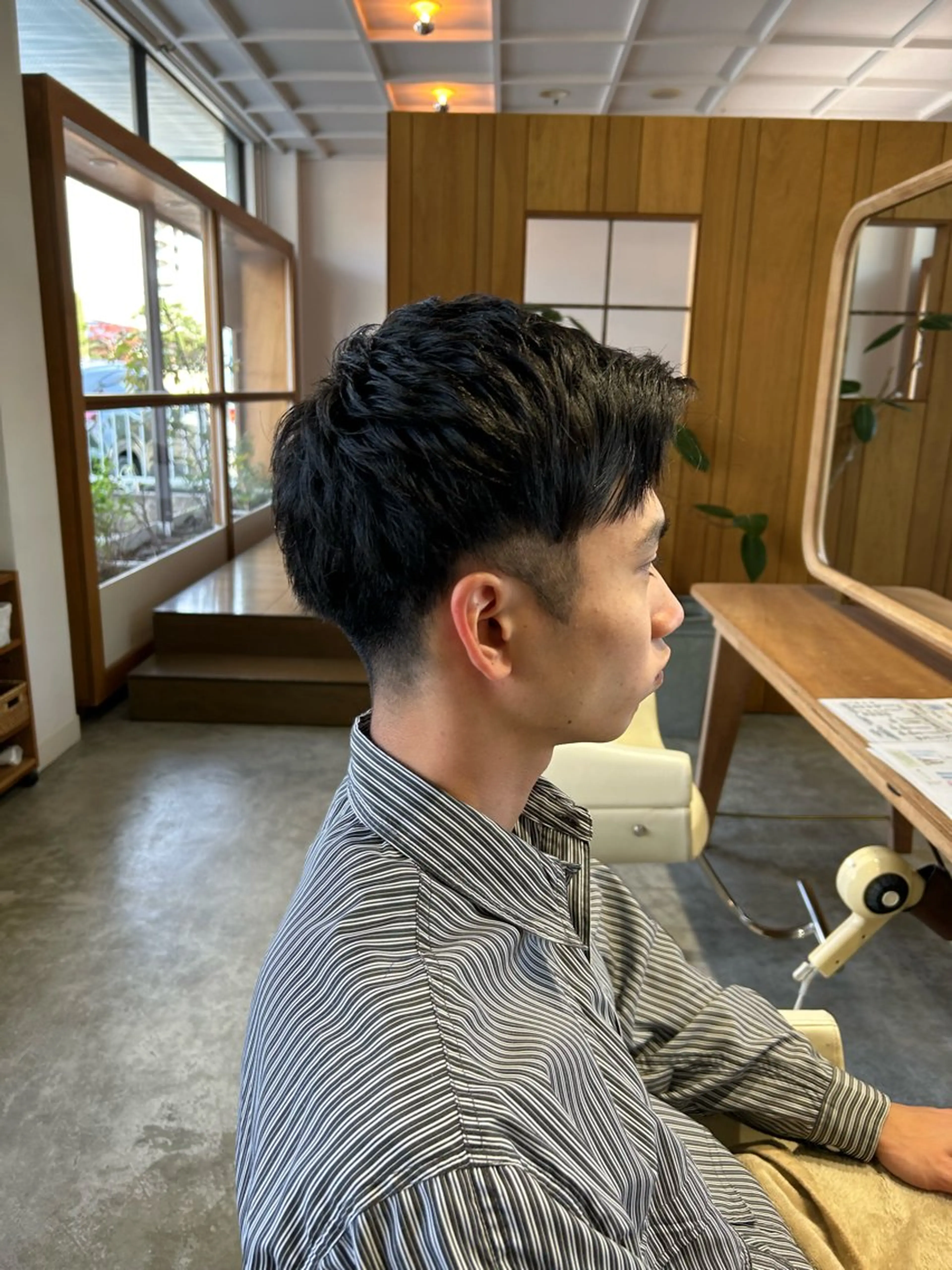 ショート メンズ メンズパーマ ショートヘア カット 佐藤悠生/ メンズカット．パーマのヘアスタイル