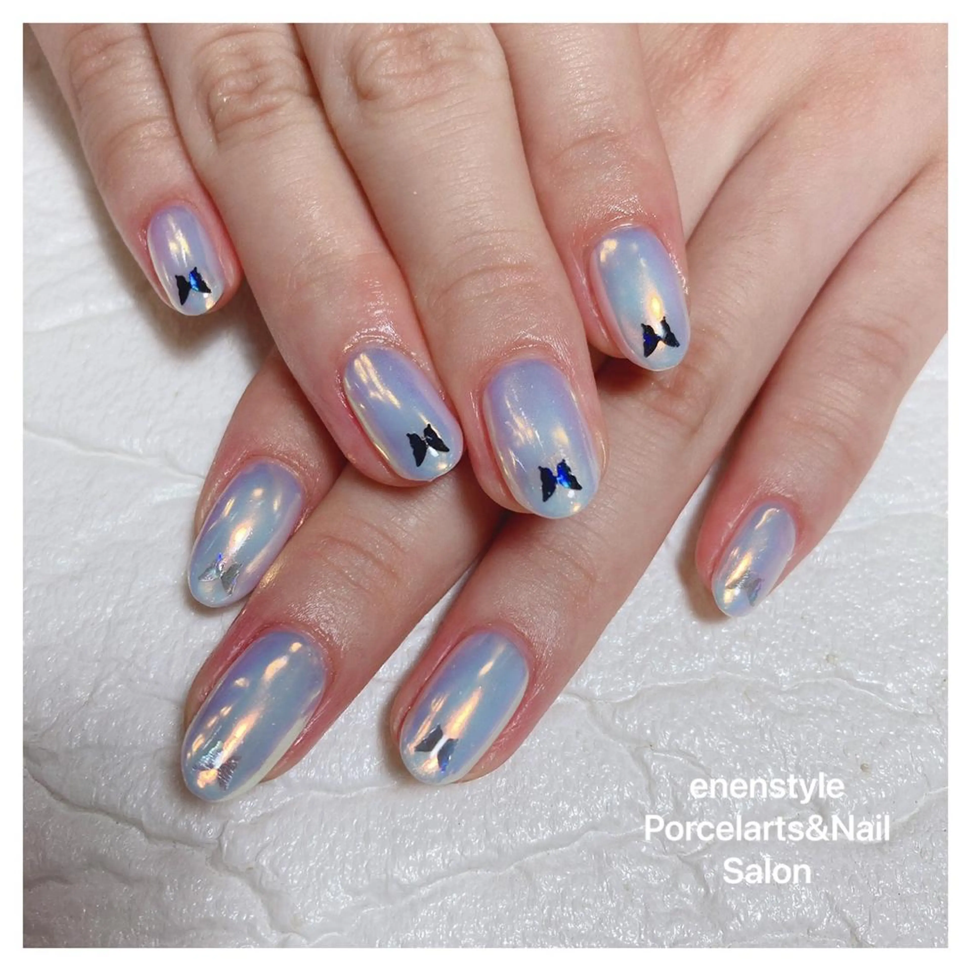 ミディアム ネイル ハンドネイル 👑enen style👑のネイルデザイン