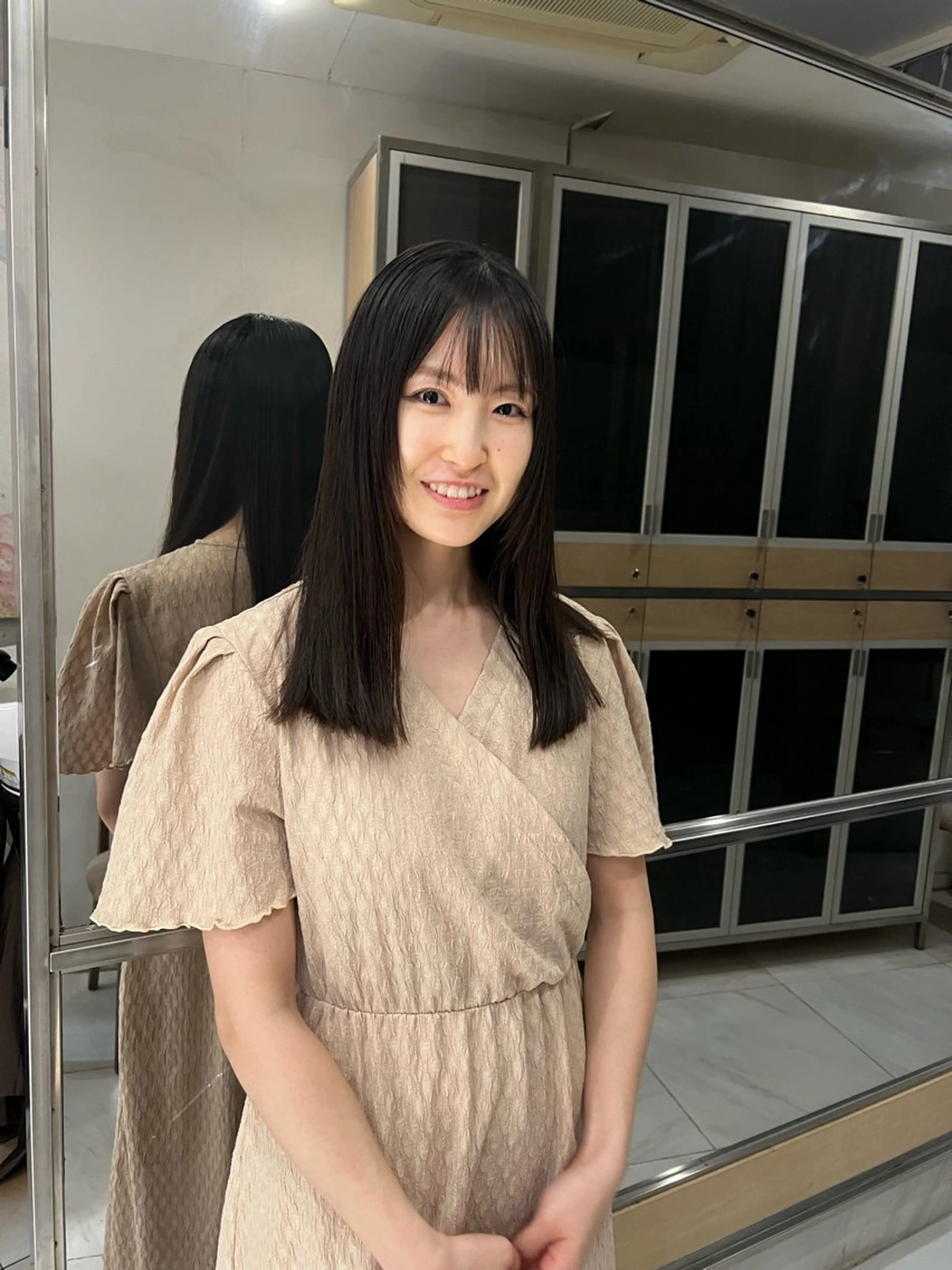 セミロング 縮毛矯正 トリートメント ヘッドスパ ヘアセット Gallica 表参道店所属・ニュアンス 🦎Raitoのヘアスタイル