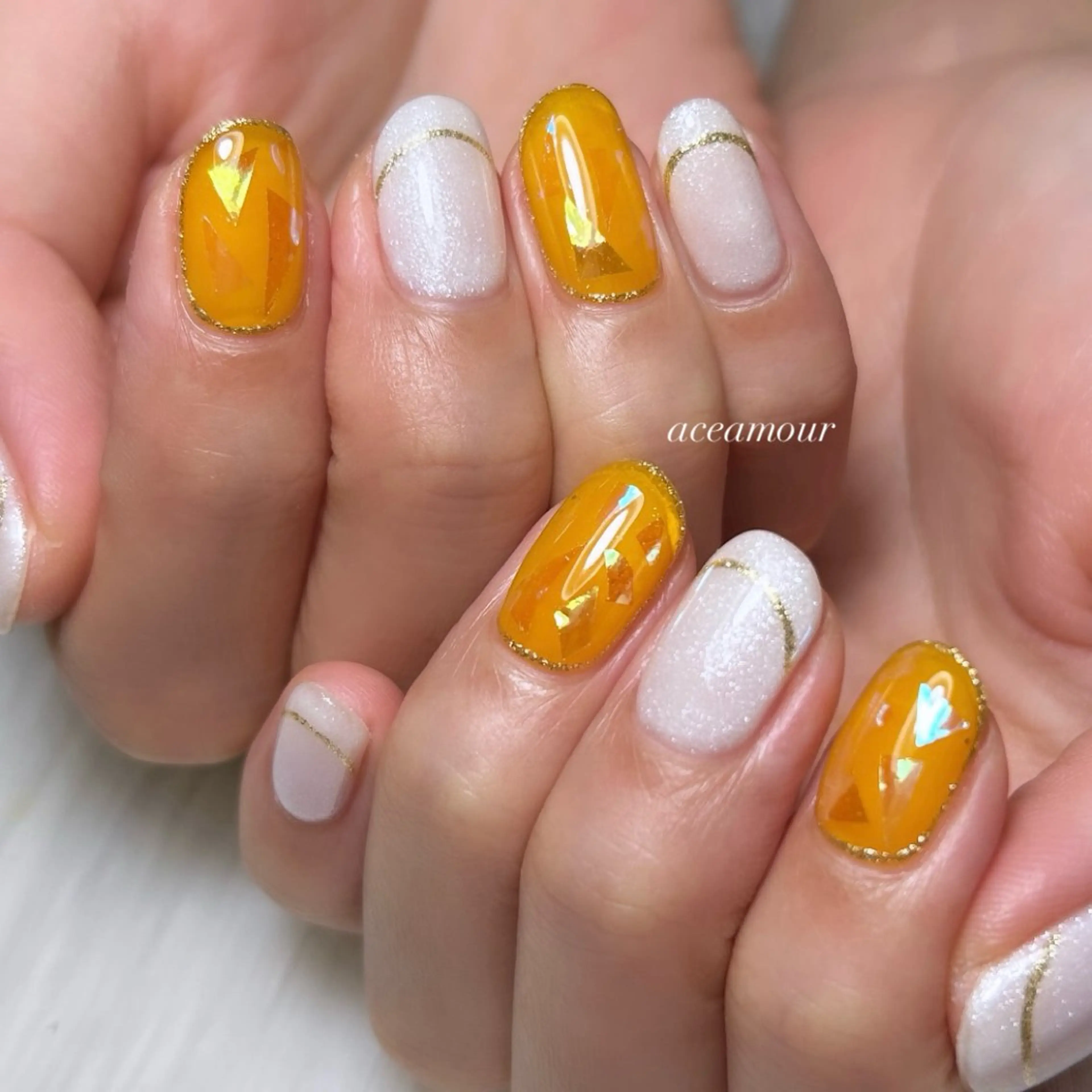 ネイル 持ち込み ネイル/耳つぼ /新ホワイトニングのネイルデザイン