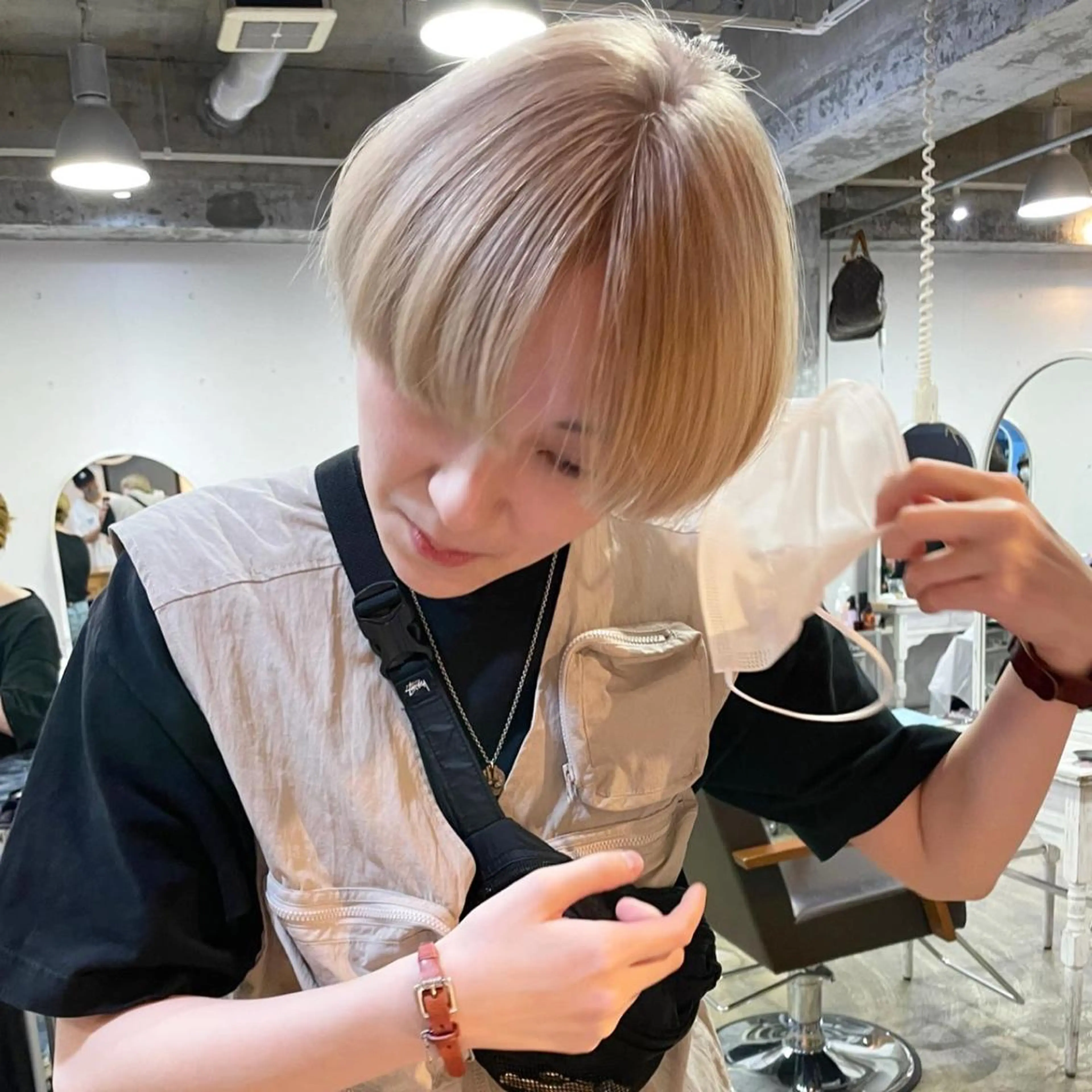 ショート カラー カット ヘアカラー トリートメント suvvy hairsalonのヘアスタイル
