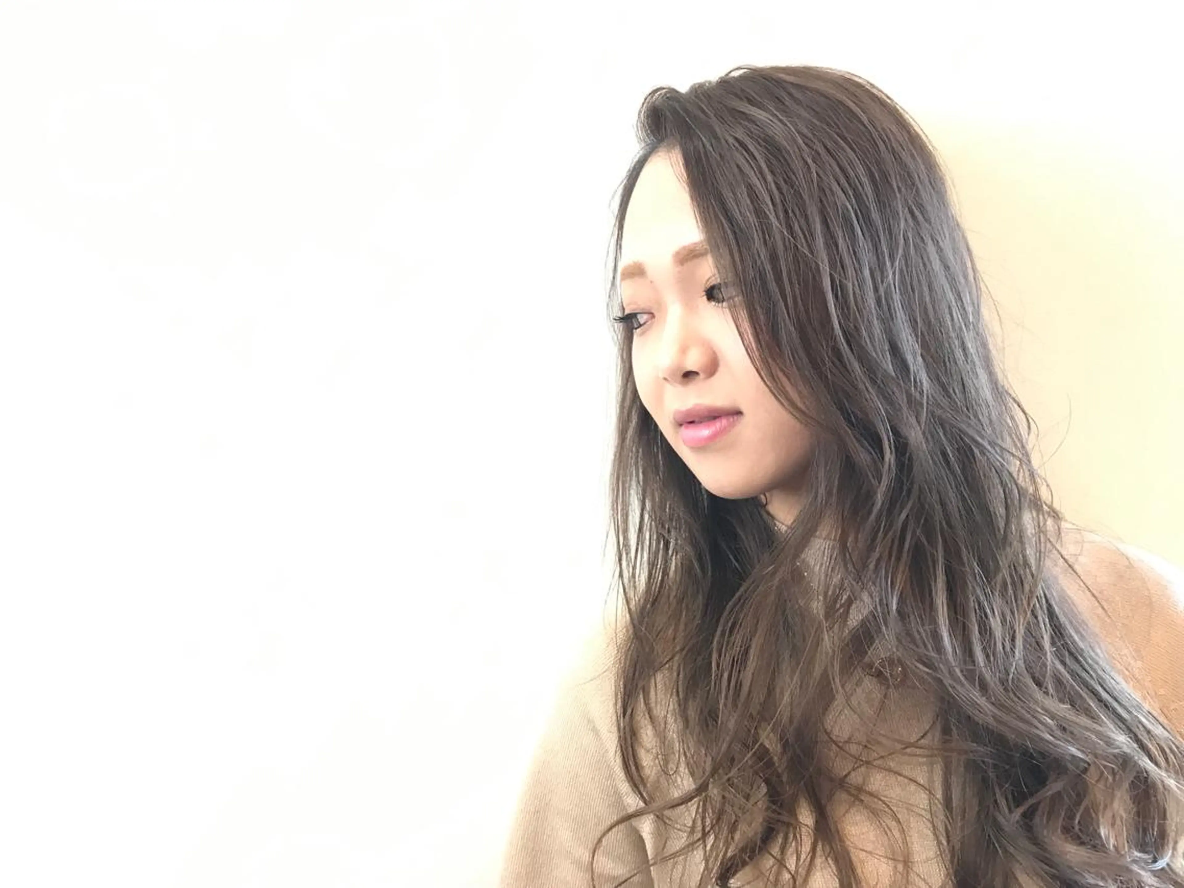 ロング かきあげバング カット パーマ 似合わせ提案 将真のヘアスタイル