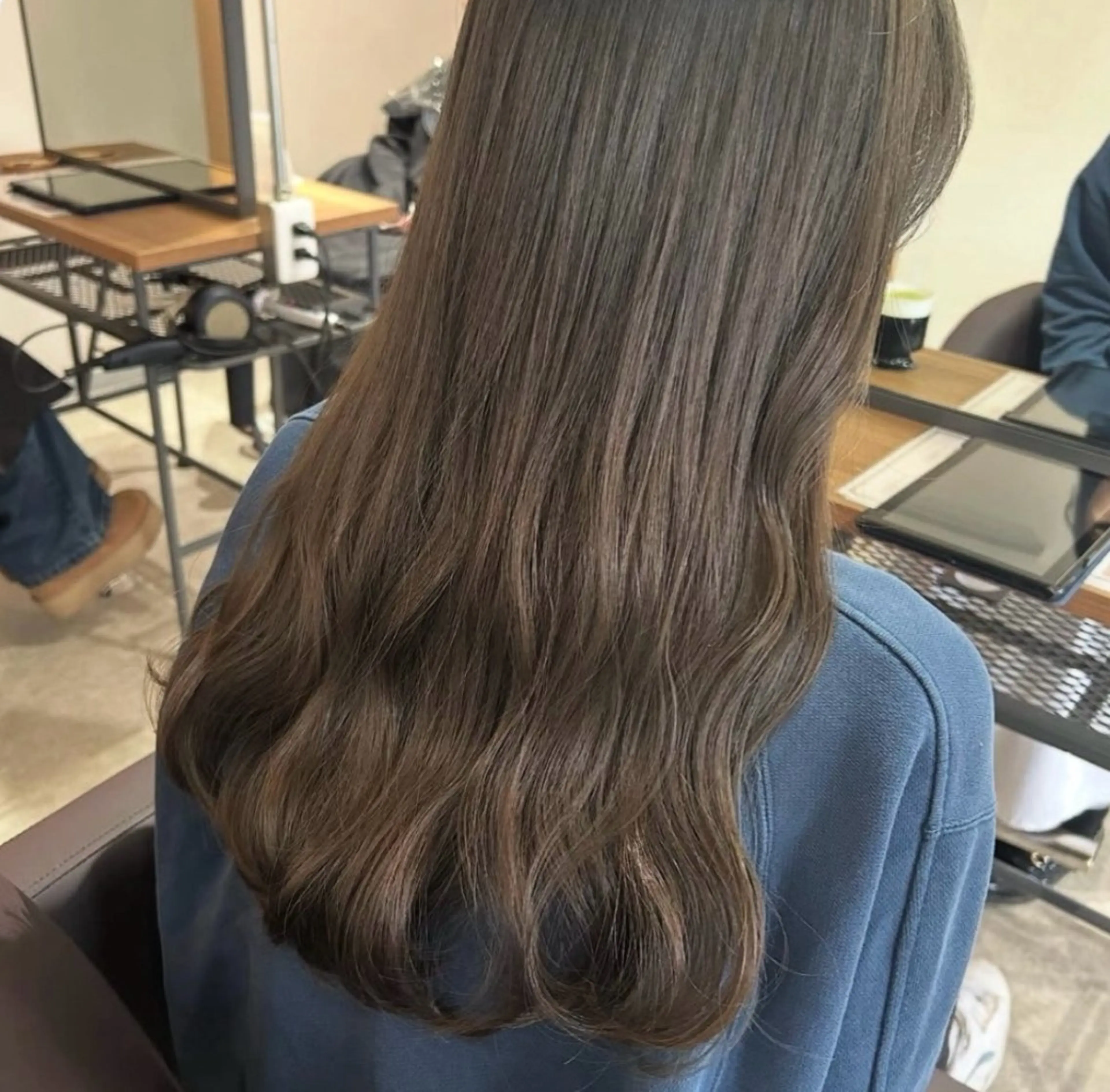 カラー 韓国カラー🇰🇷/ ブリーチ透明感🫧のヘアスタイル
