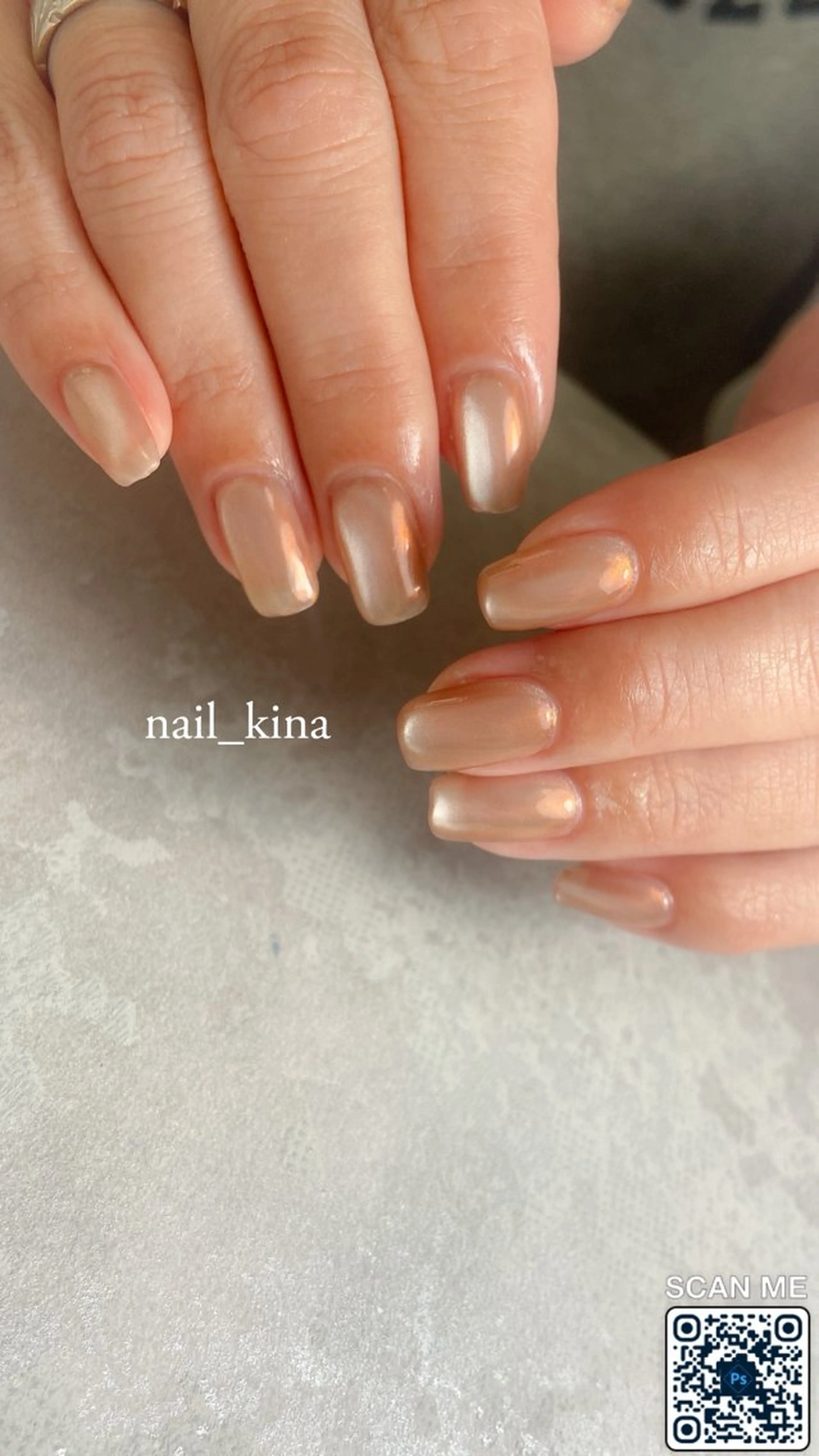 ネイル オーロラネイル 氷ネイル・うるうるネイル マグネットネイル マグネットワンカラー ワンカラーネイル ハンドネイル nail_ kinaのネイルデザイン