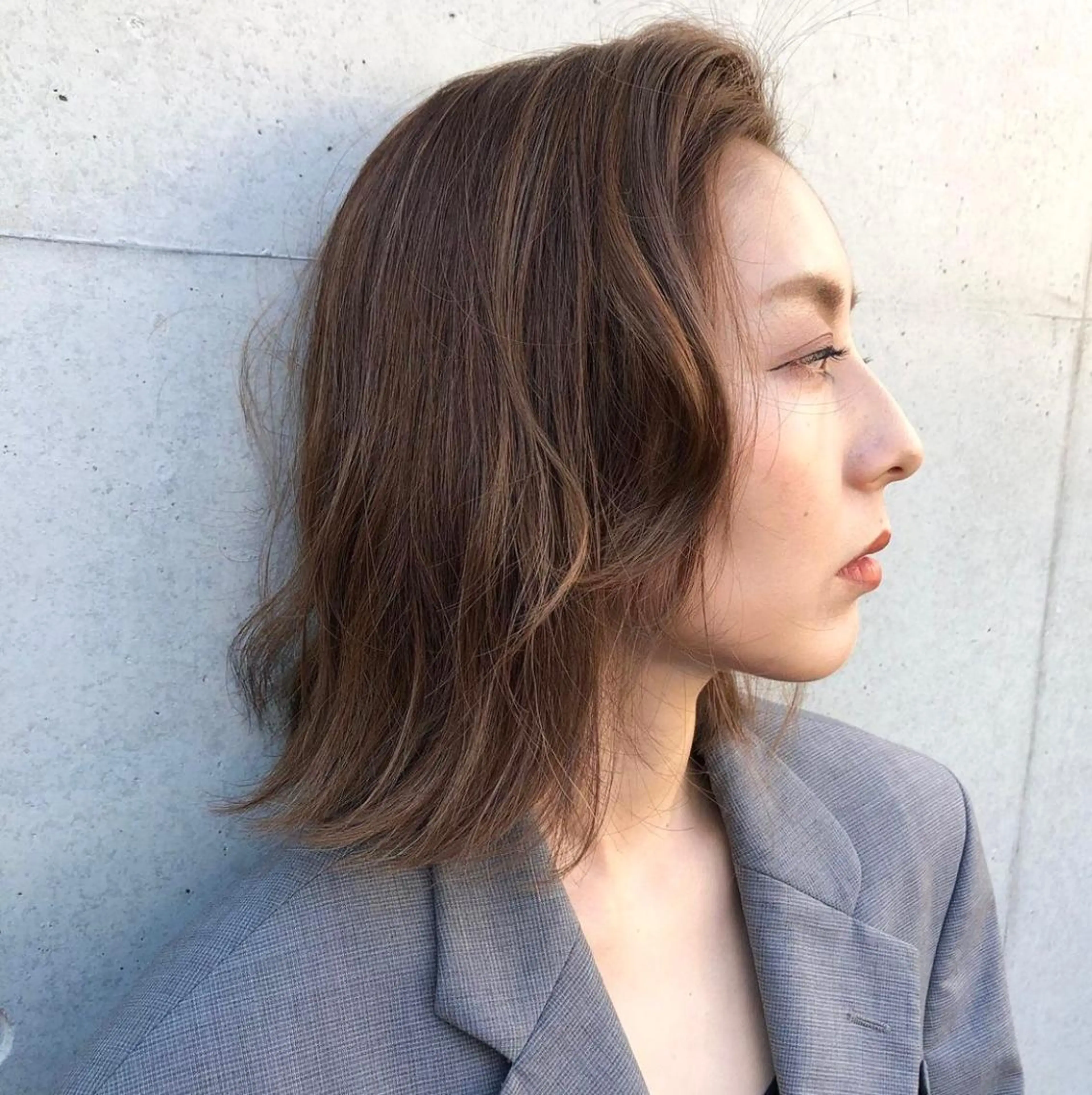 ミディアム カット ヘアカラー トリートメント vivre libre所属・vivre libreのヘアスタイル