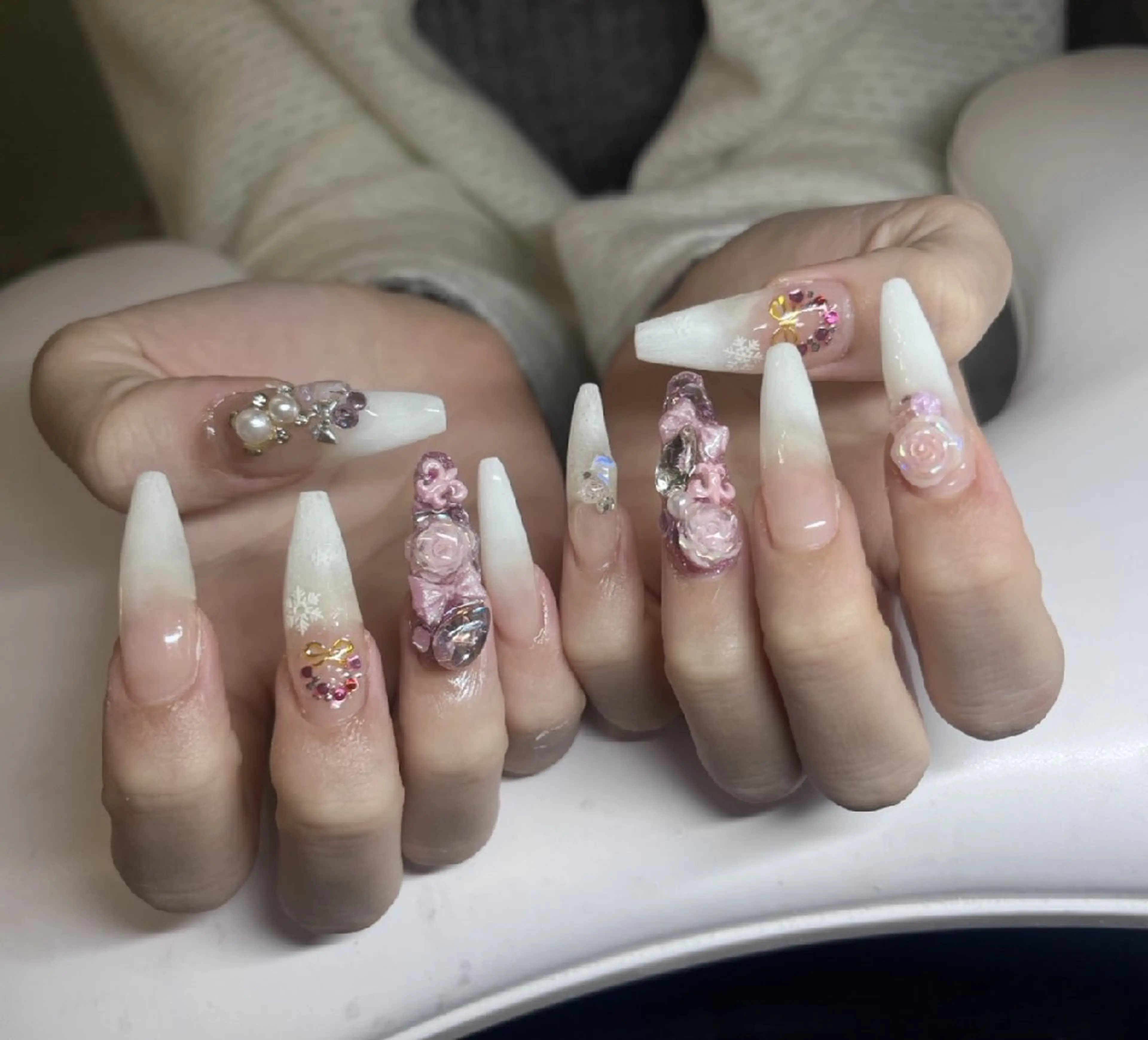 ネイル 長さ出し Re:JUvia JUMIのネイルデザイン